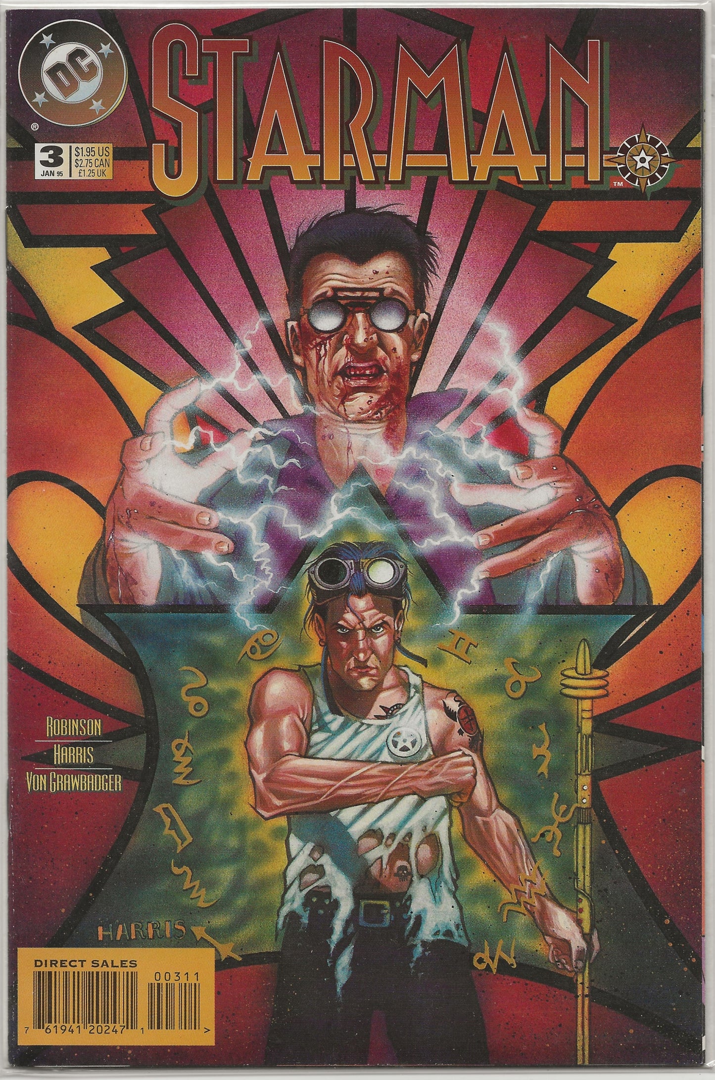 Starman, Vol. 2 No. 3, DC Comics, January 1995