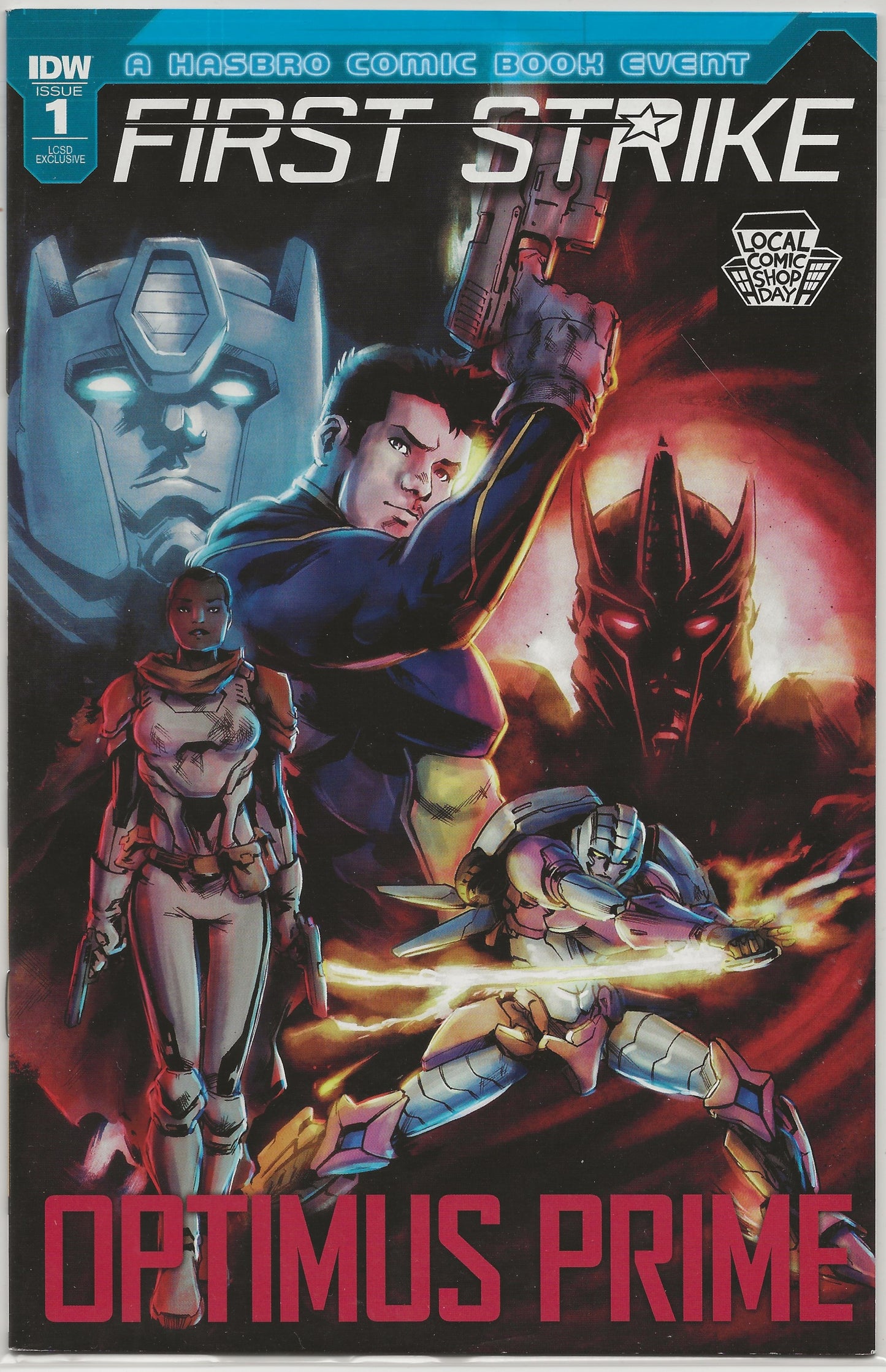 Optimus Prime First Strike (Local Comic Shop Day Variant) Vol. 1 No. 1, IDW Comics, 2017