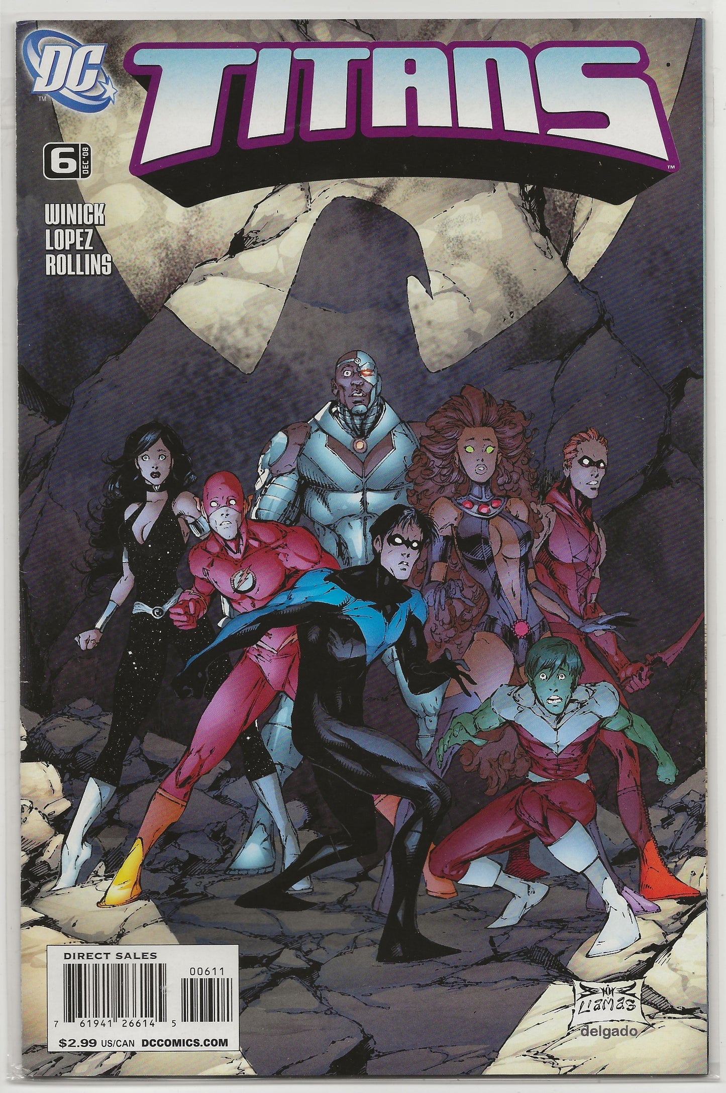 Titans Vol. 2 No. 6, DC Comics, December 2008