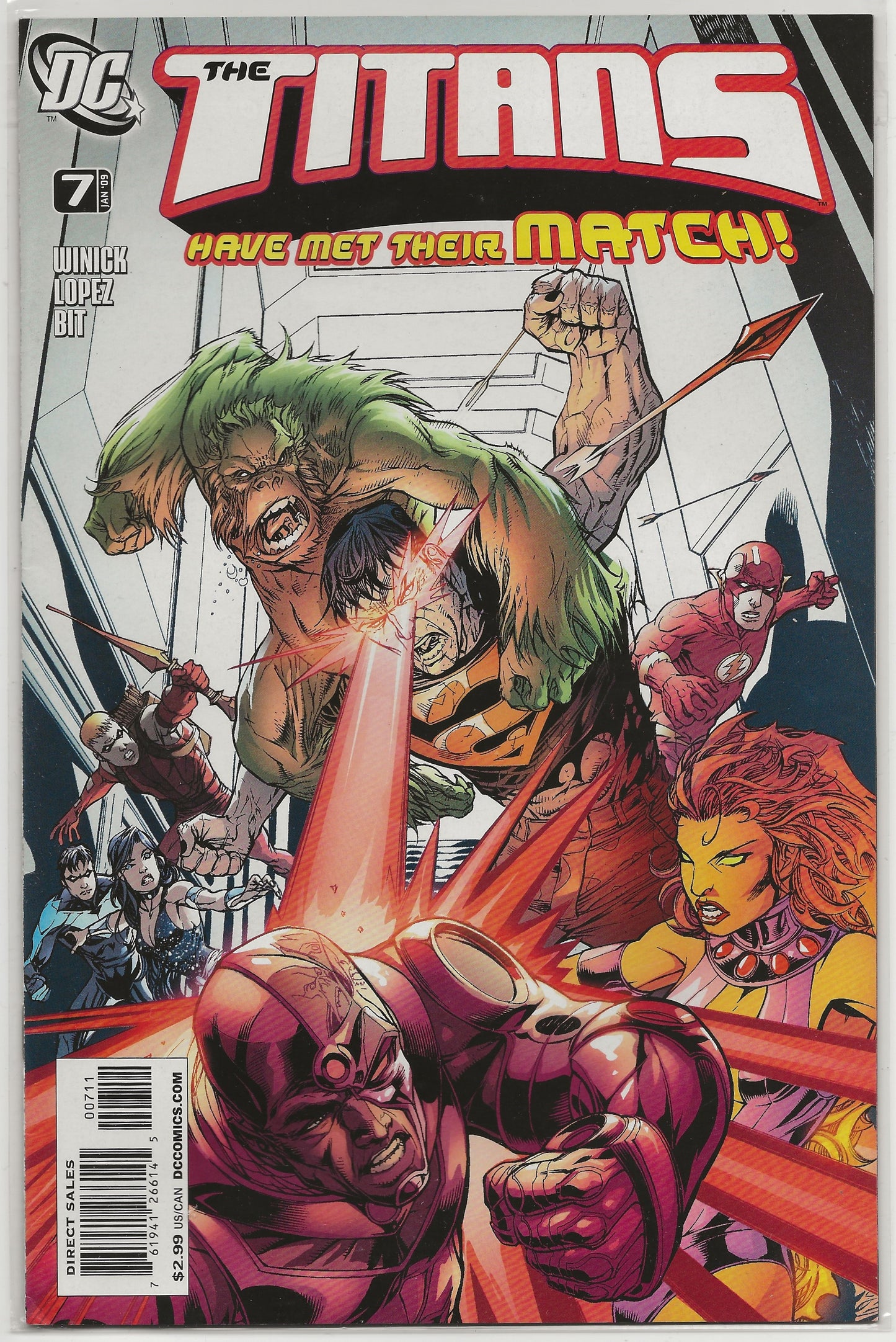 Titans Vol. 2 No. 7, DC Comics, January 2009