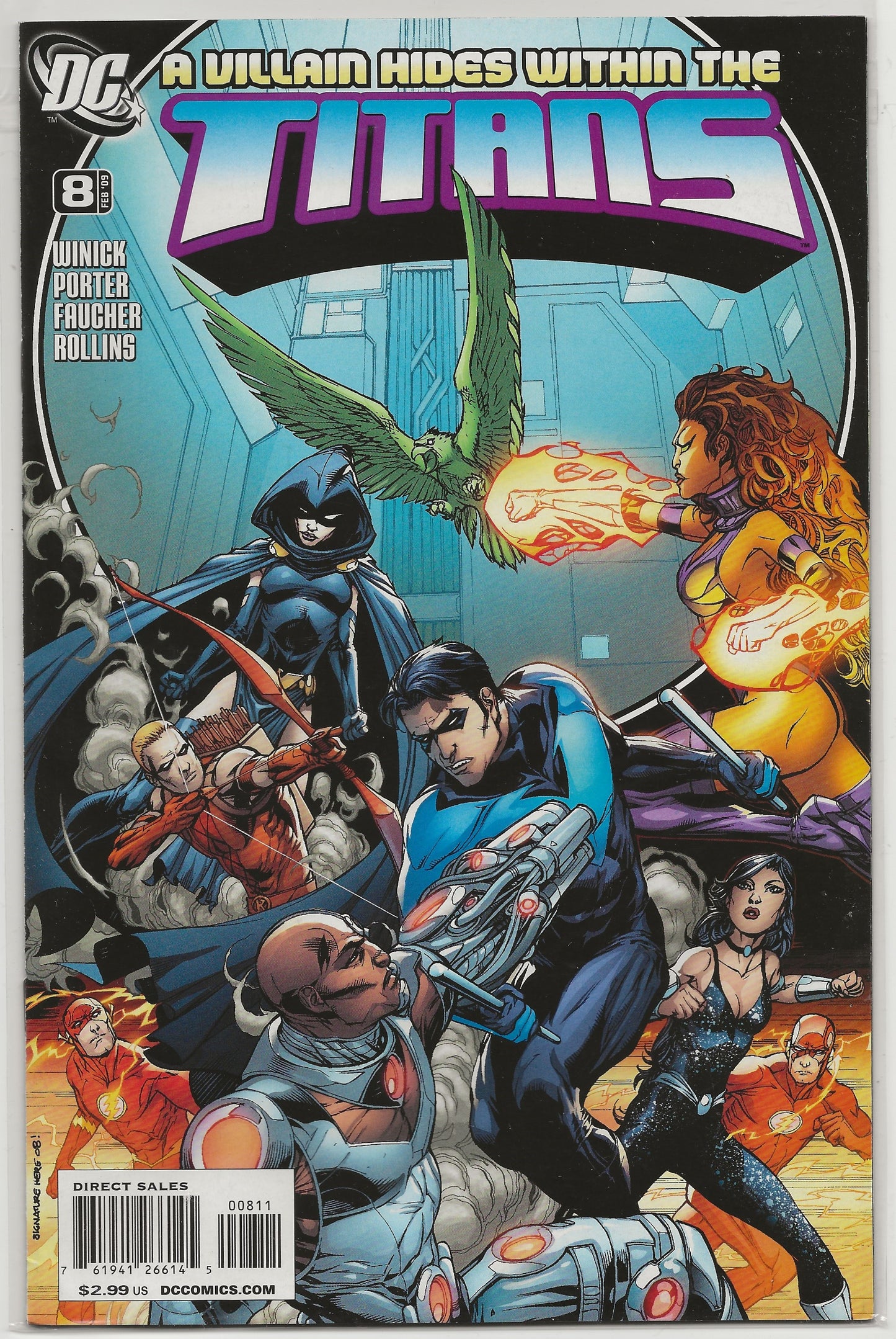 Titans Vol. 2 No. 8, DC Comics, February 2009