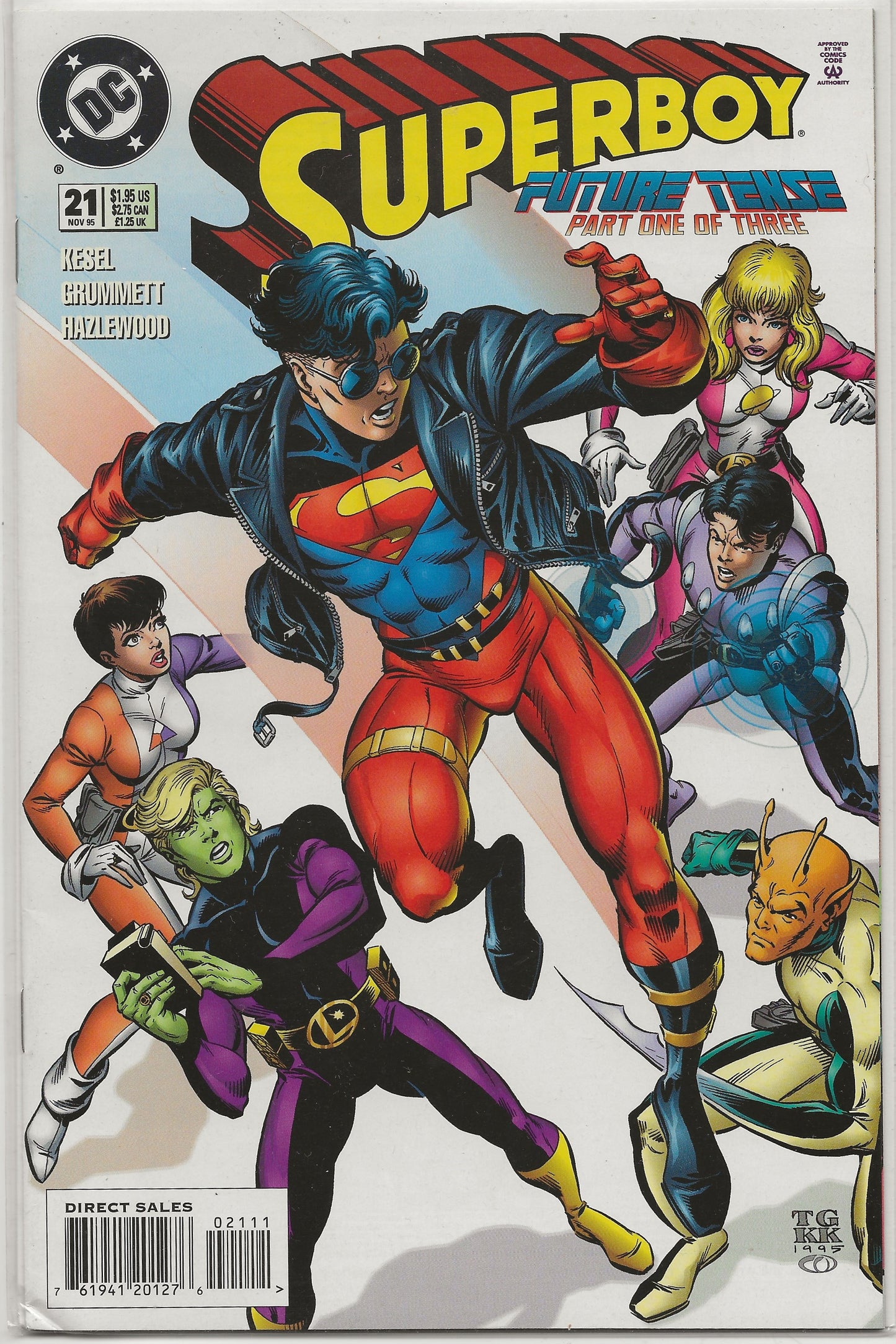 Superboy Vol. 4 No. 21, DC Comics, November 1995