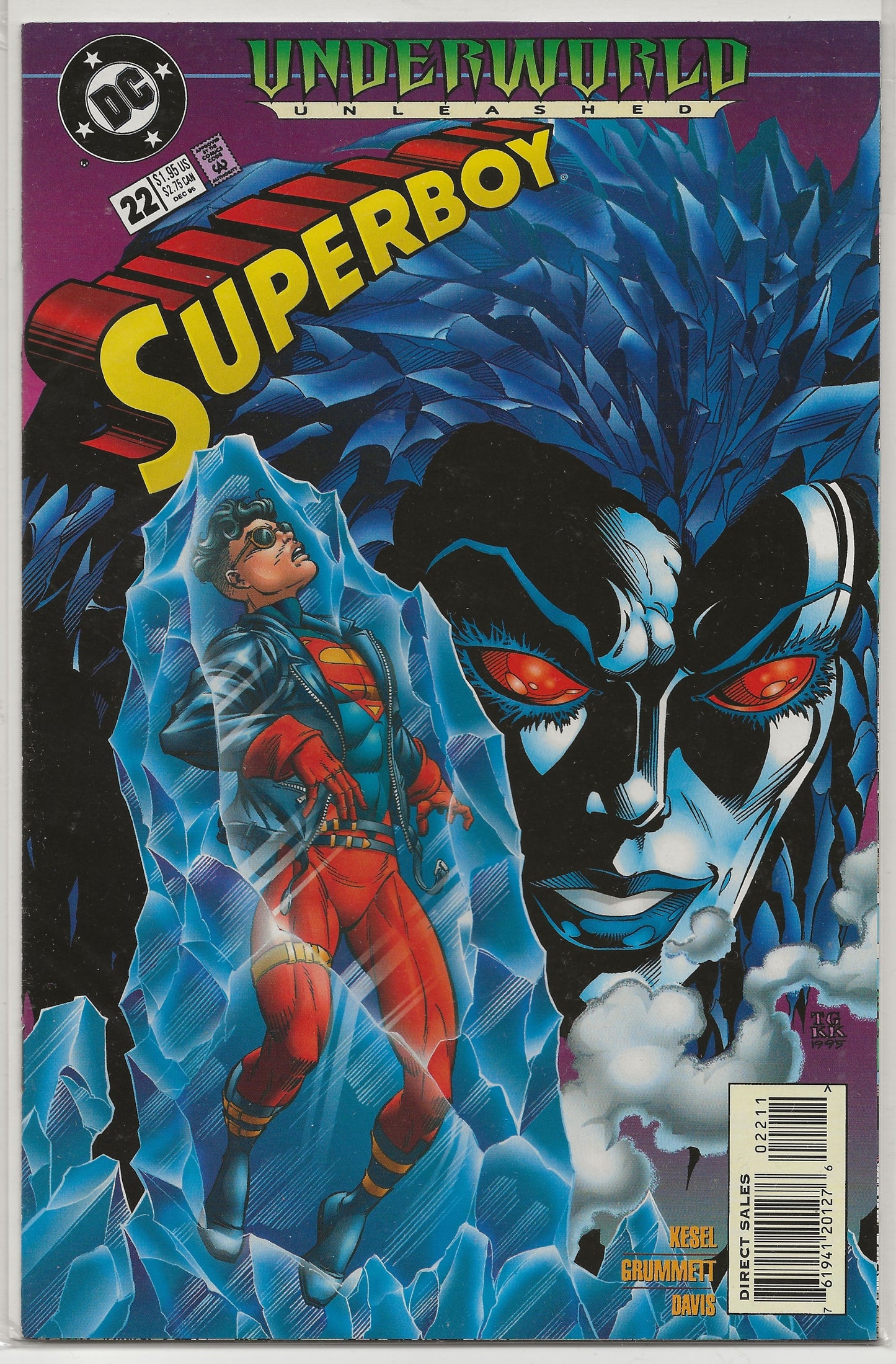 Superboy Vol. 4 No. 22, DC Comics, December 1995