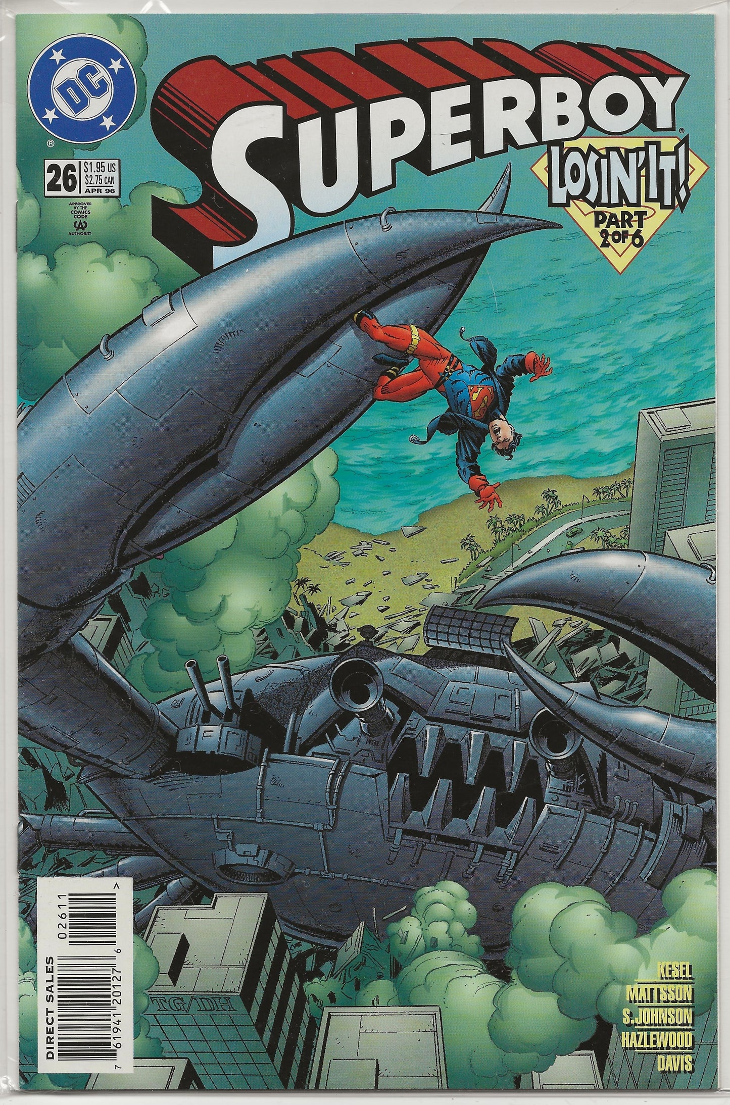 Superboy Vol. 4 No. 26, DC Comics, April 1996