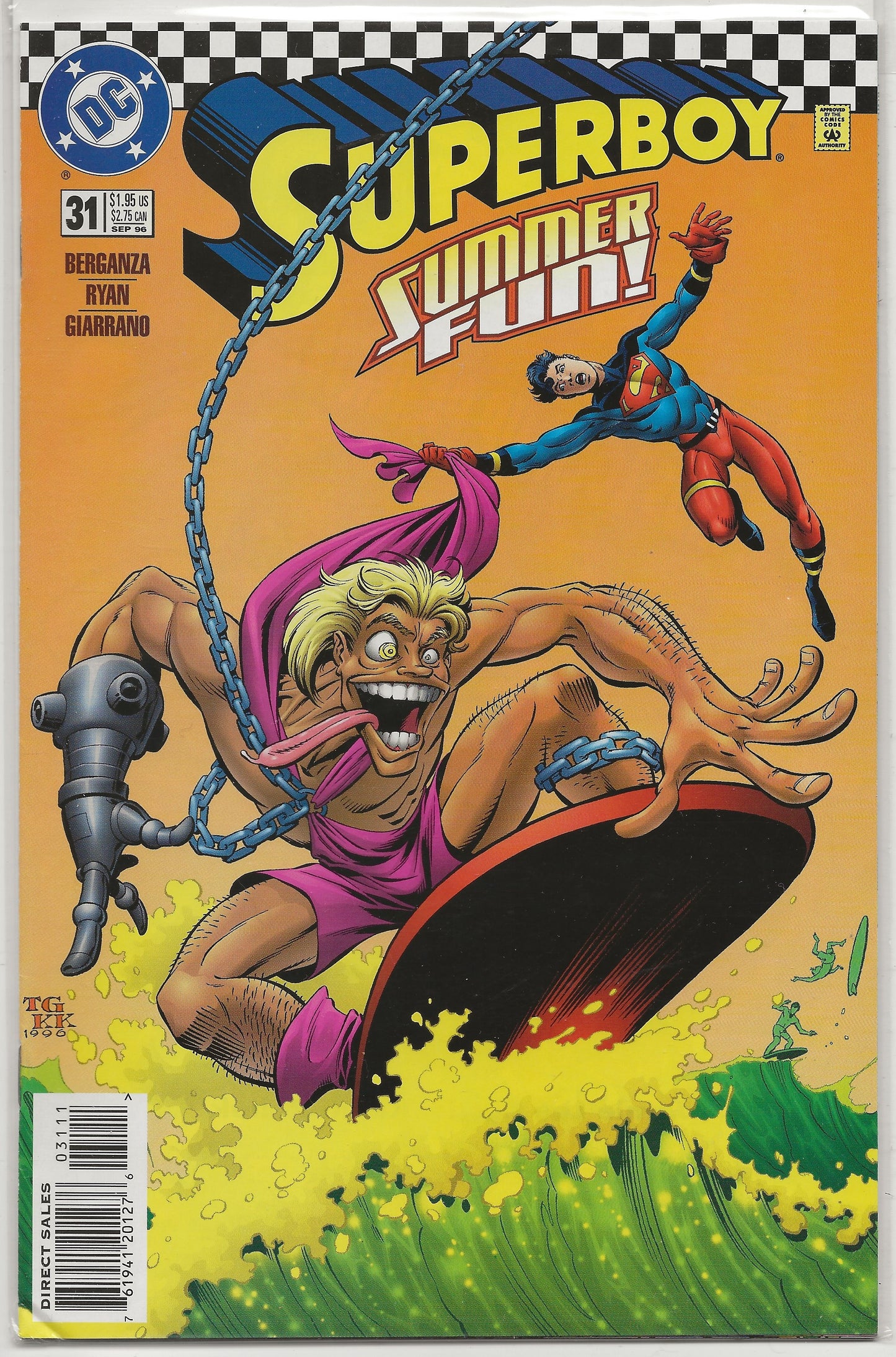 Superboy Vol. 4 No. 31, DC Comics, September 1996