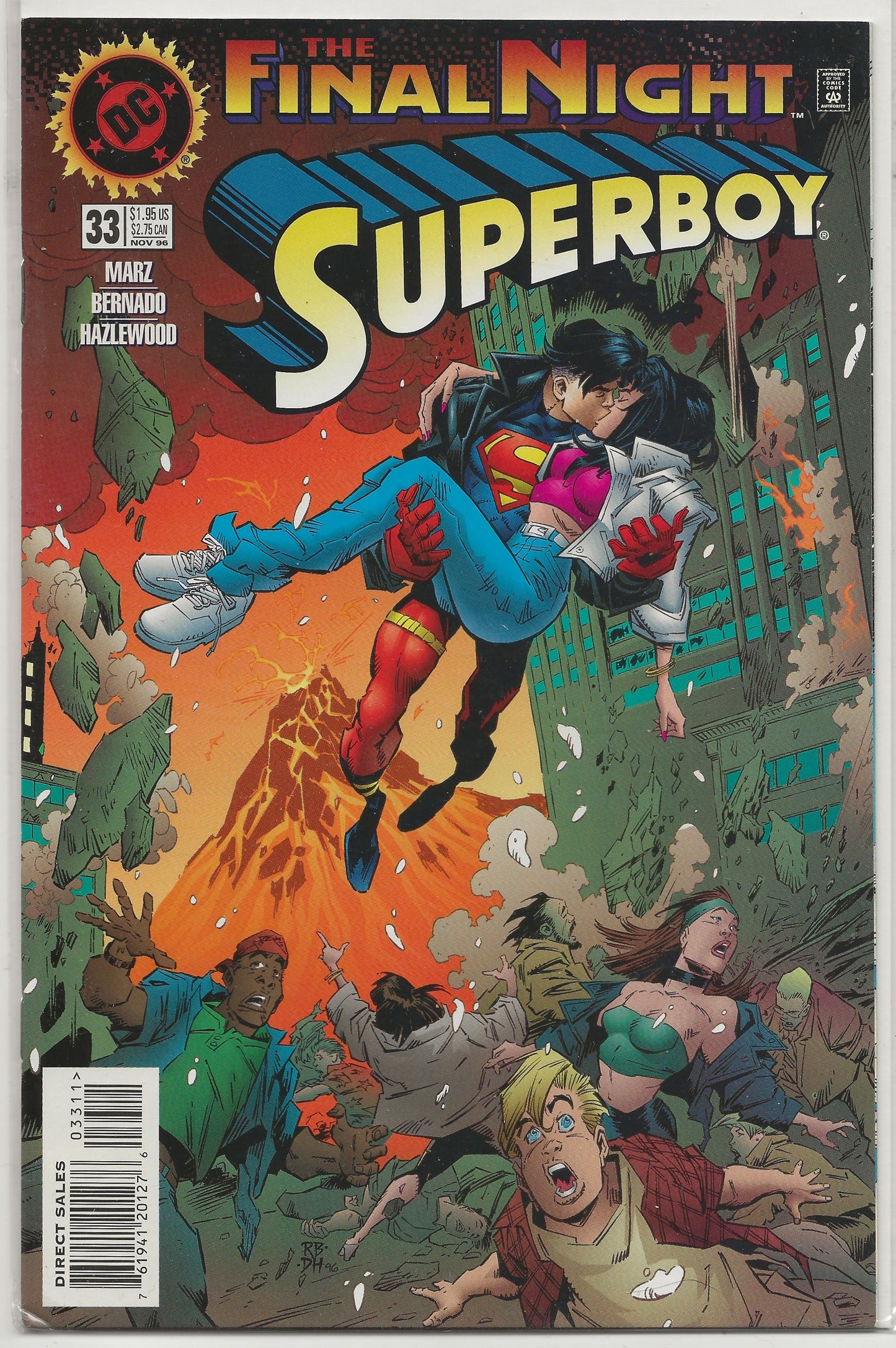 Superboy Vol. 4 No. 33, DC Comics, November 1996