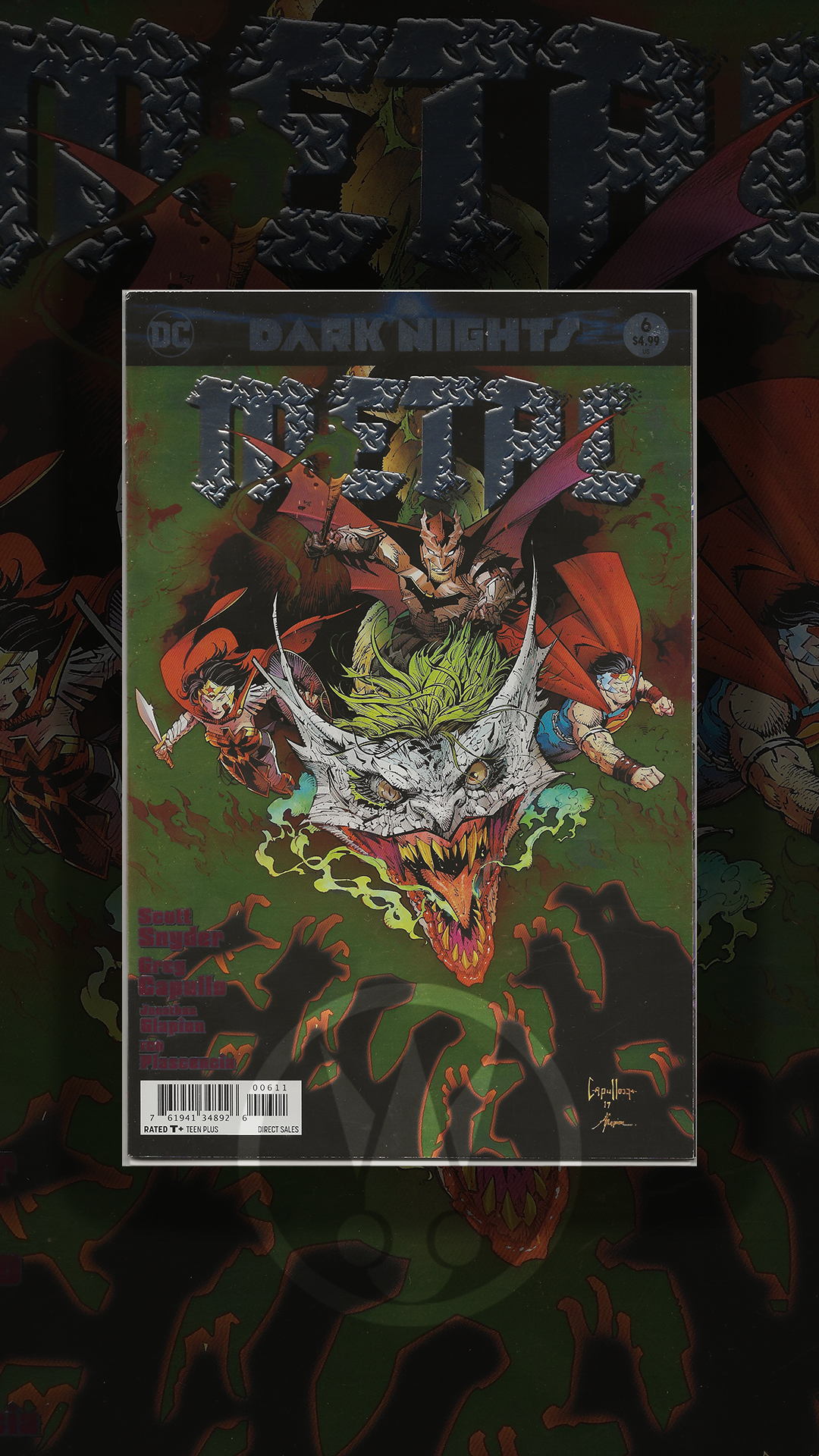 Dark Nights: Metal , Vol. 1, No. 6, DC Comics, March 2018 (1st Edition Foil Stamped)