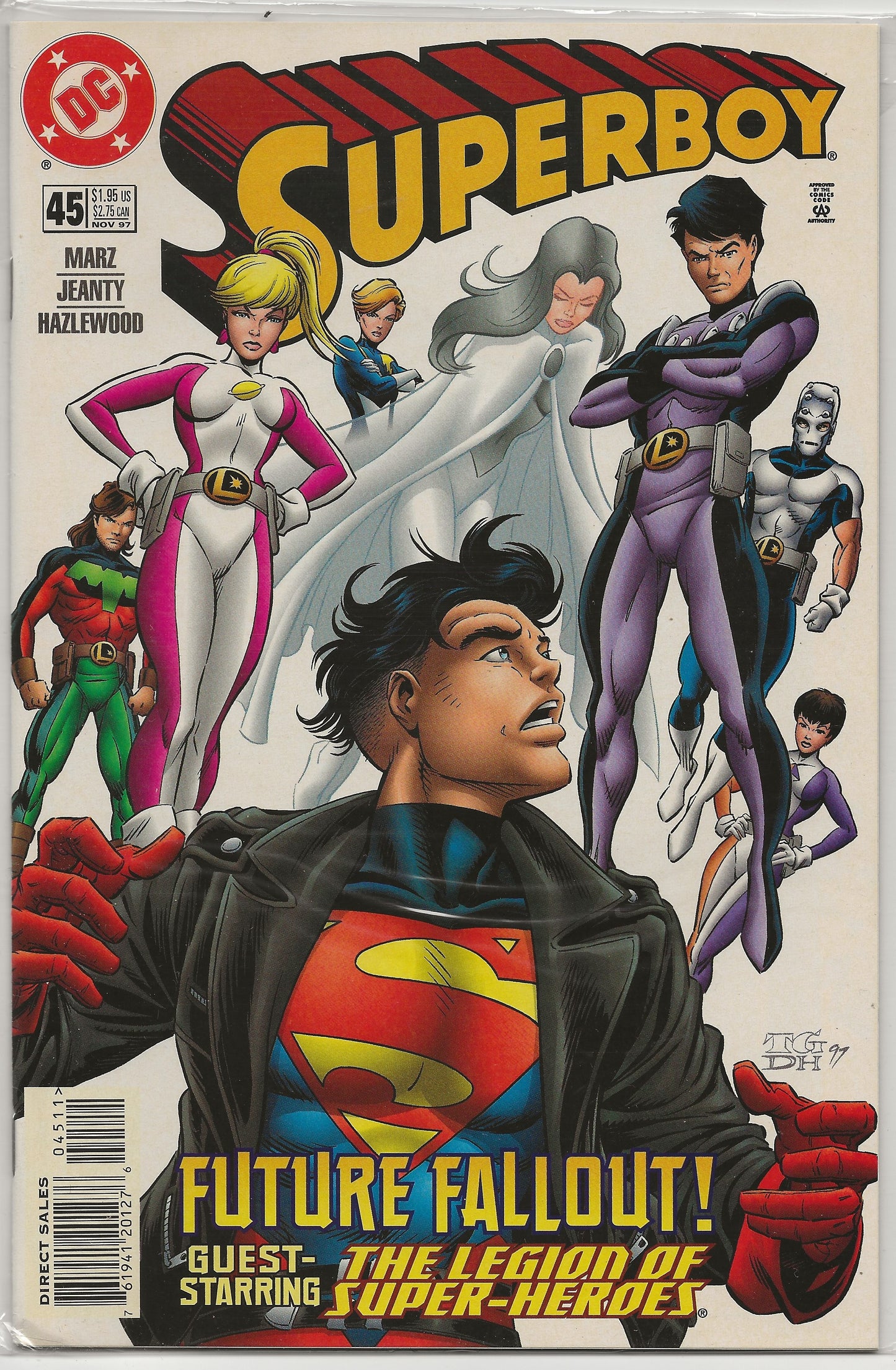 Superboy Vol. 4 No. 45, DC Comics, November 1997