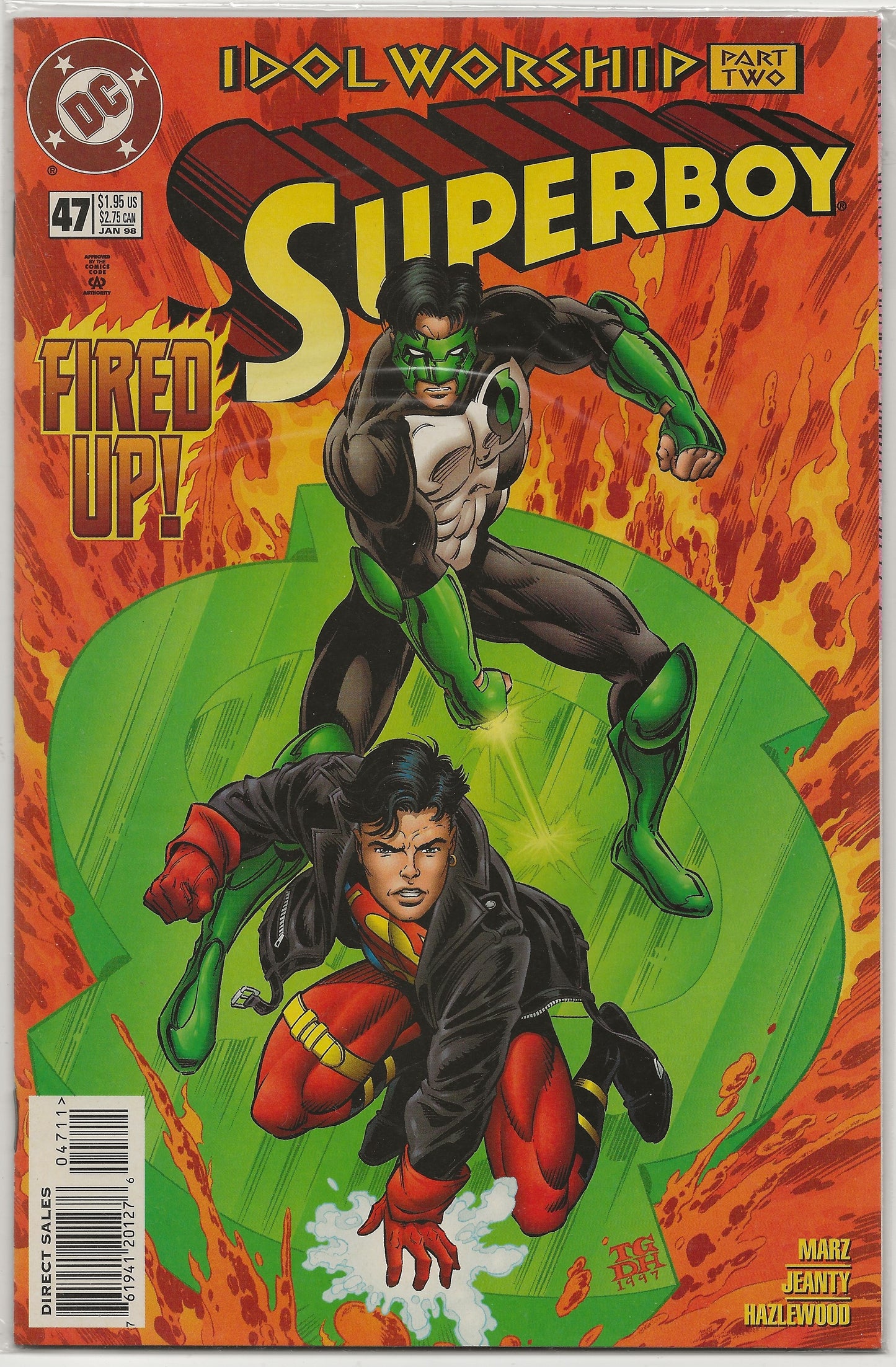 Superboy Vol. 4 No. 47, DC Comics, January 1998
