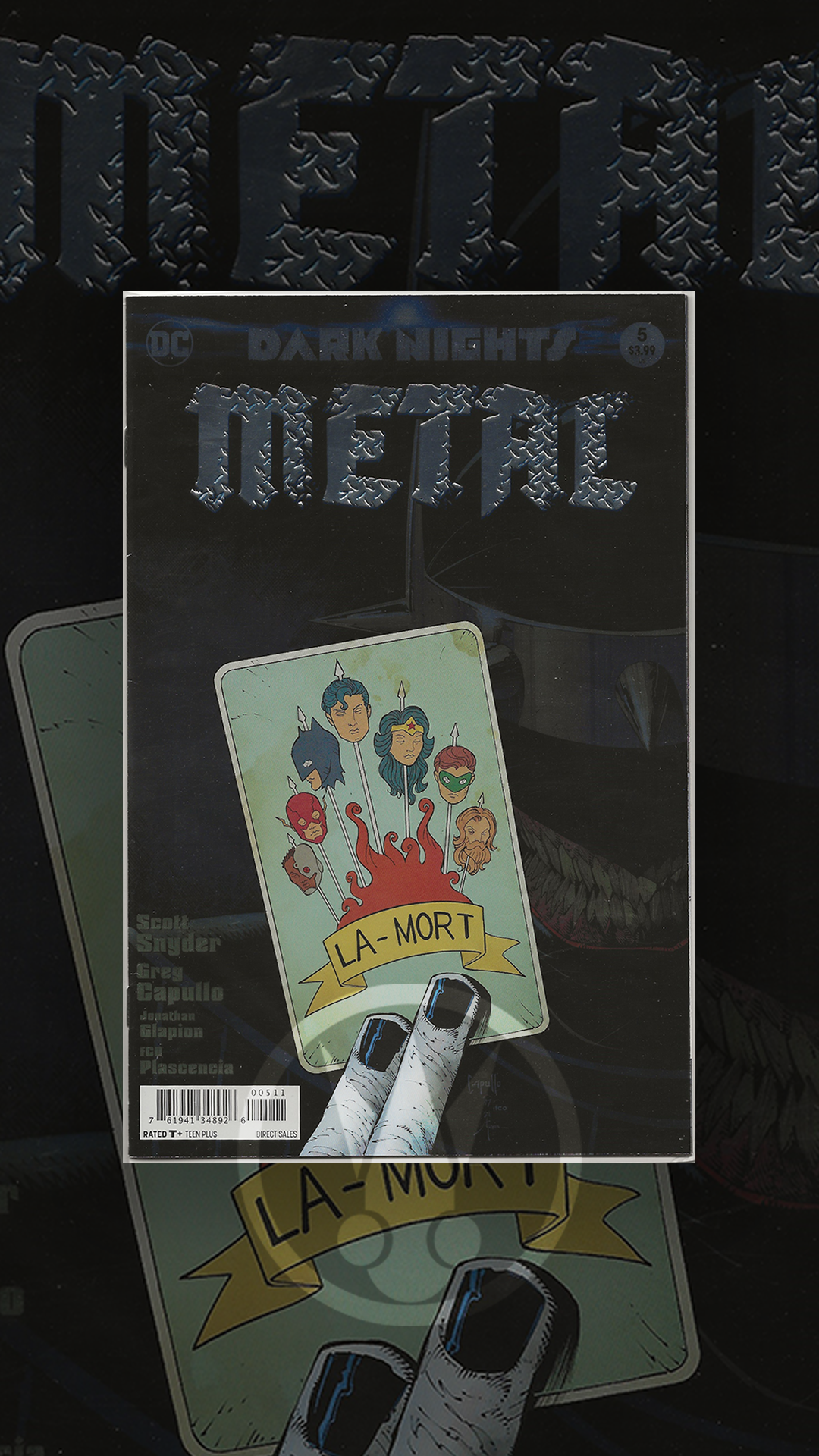 Dark Nights: Metal , Vol. 1, No. 5, DC Comics, January 2018 (1st Edition Foil Stamped)