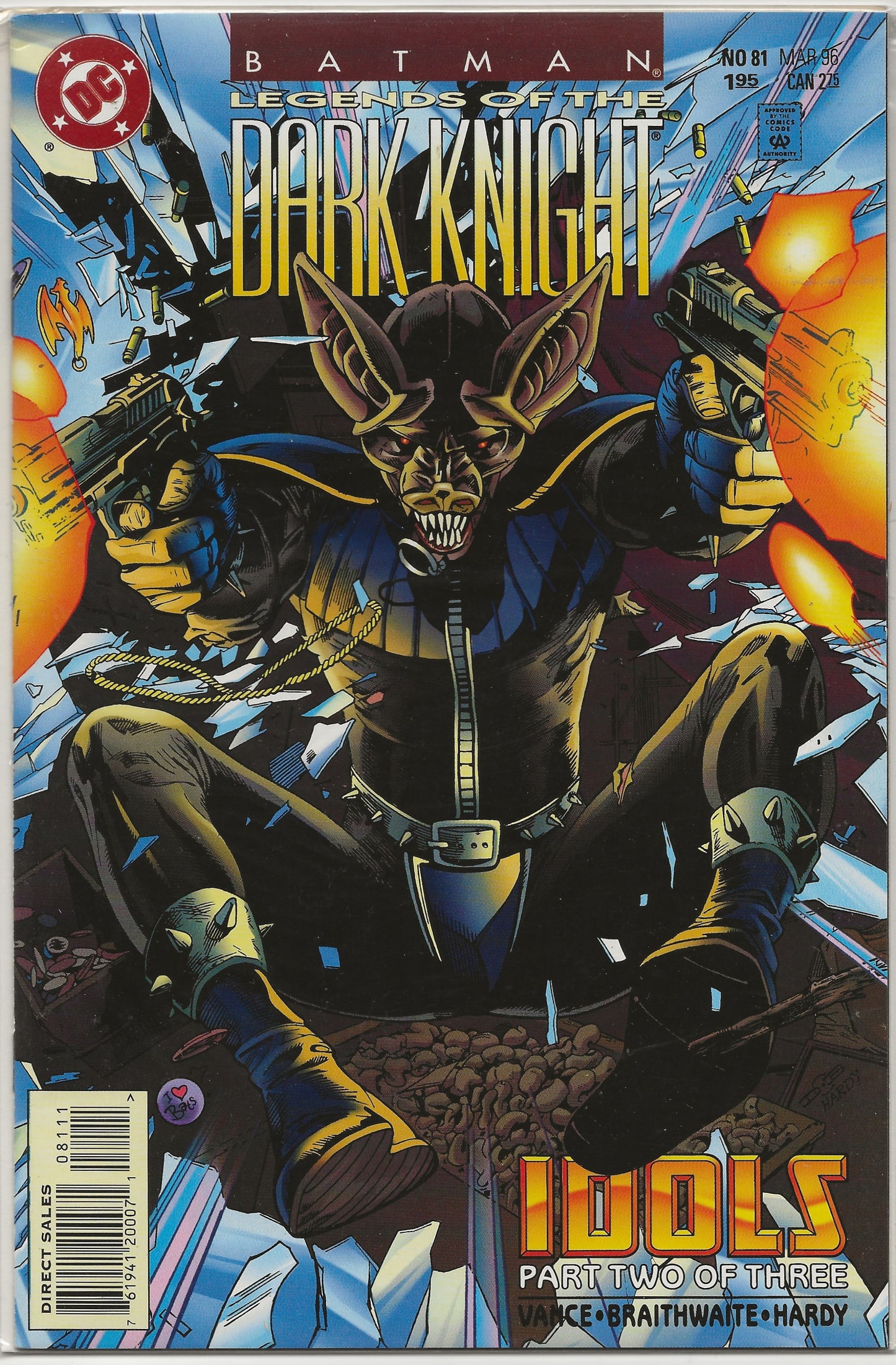 Batman Legends of the Dark Knight Vol. 1 No. 81, DC Comics, March 1996