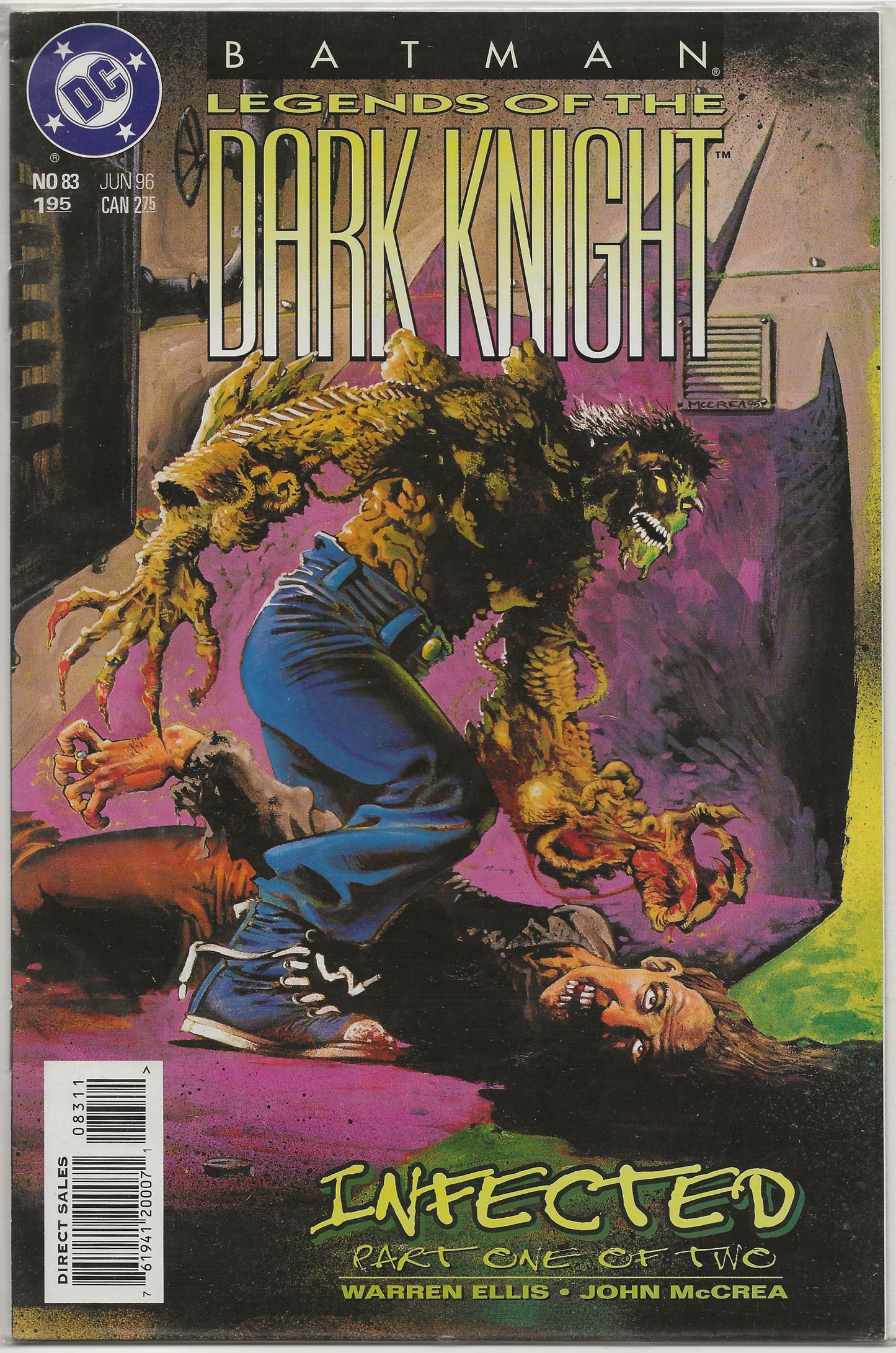 Batman Legends of the Dark Knight Vol. 1 No. 83, DC Comics, June 1996