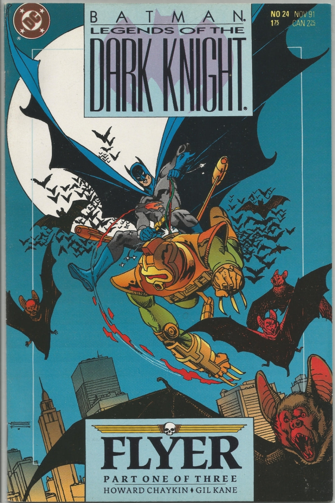 Batman: Legends of the Dark Knight, Vol 1, No. 24, DC Comics, November 1991
