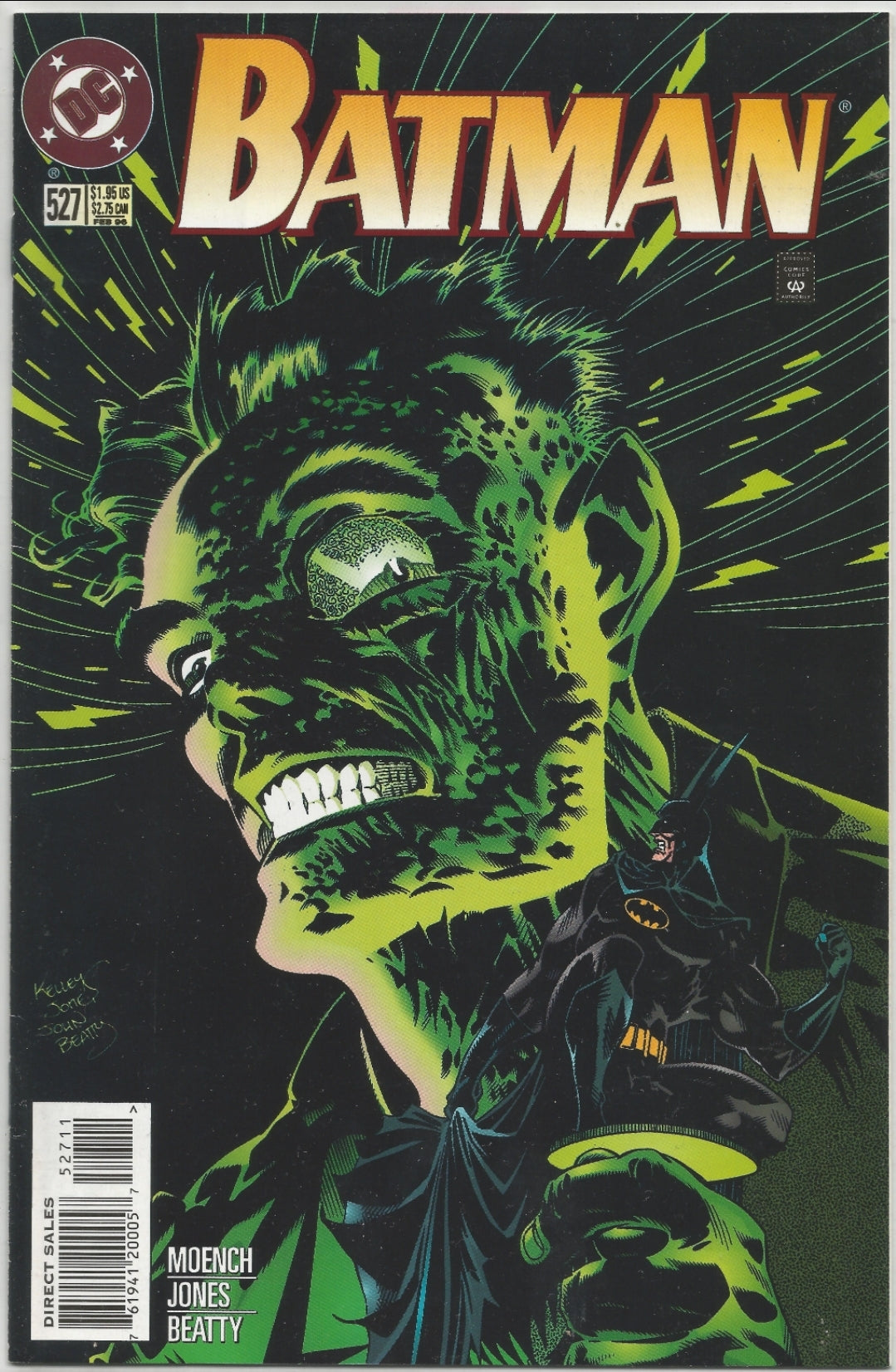 Batman, Vol 1, No. 527, DC Comics, February 1996