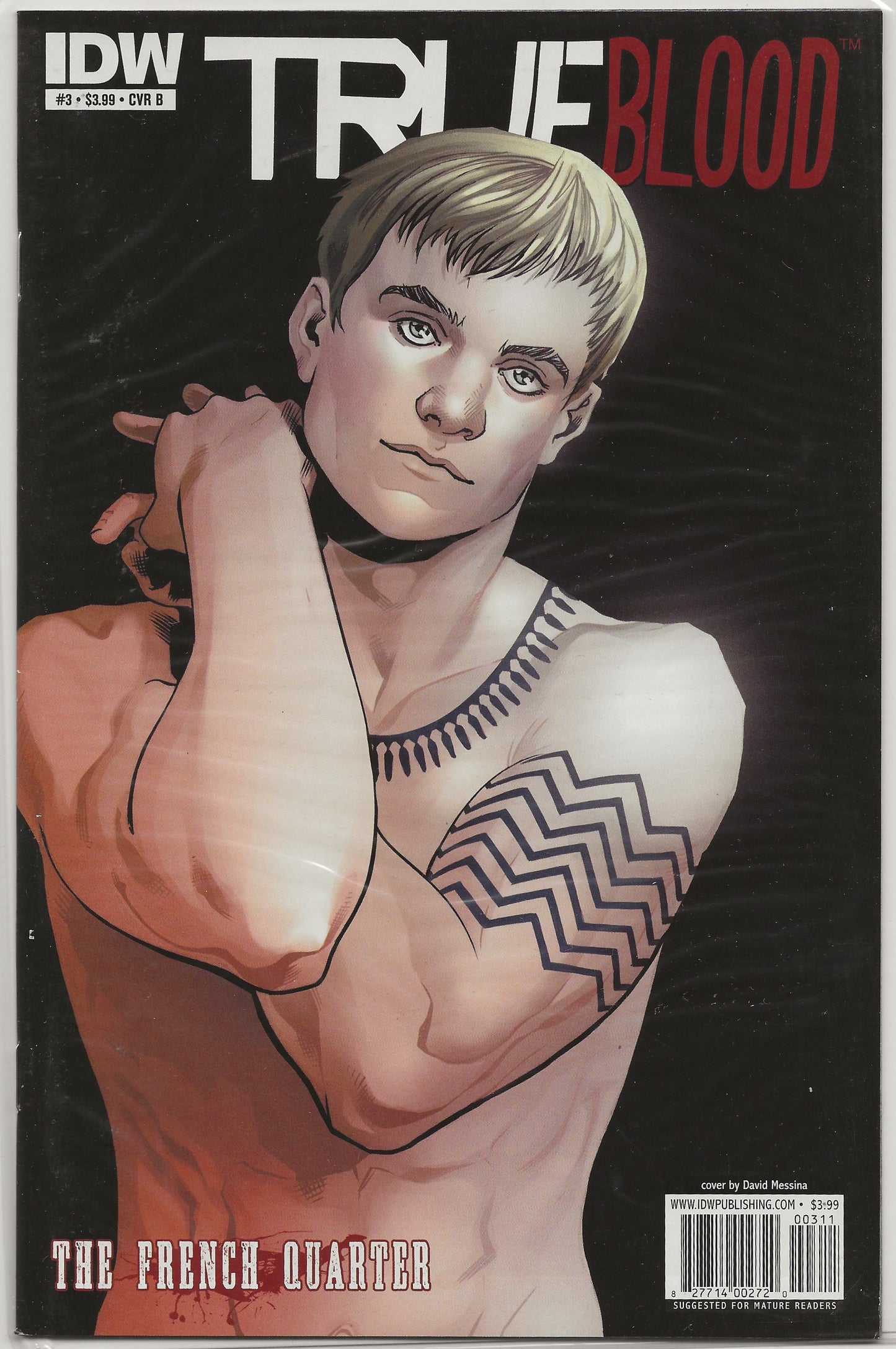 True Blood: The French Quarter, Vol. 1 No. 3, IDW Comics, May 2012 (Cover B- David Messina)