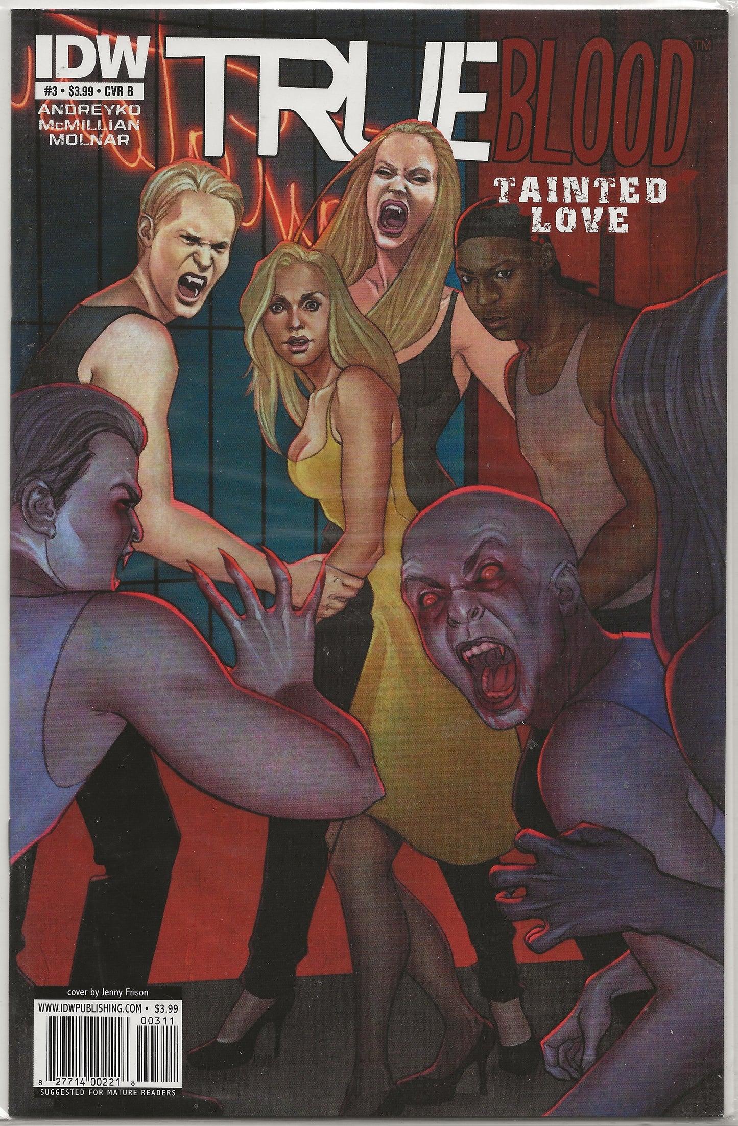 True Blood: Tainted Love, Vol. 1 No. 3, IDW Comics, April 2011 (Cover B- Jenny Frison)