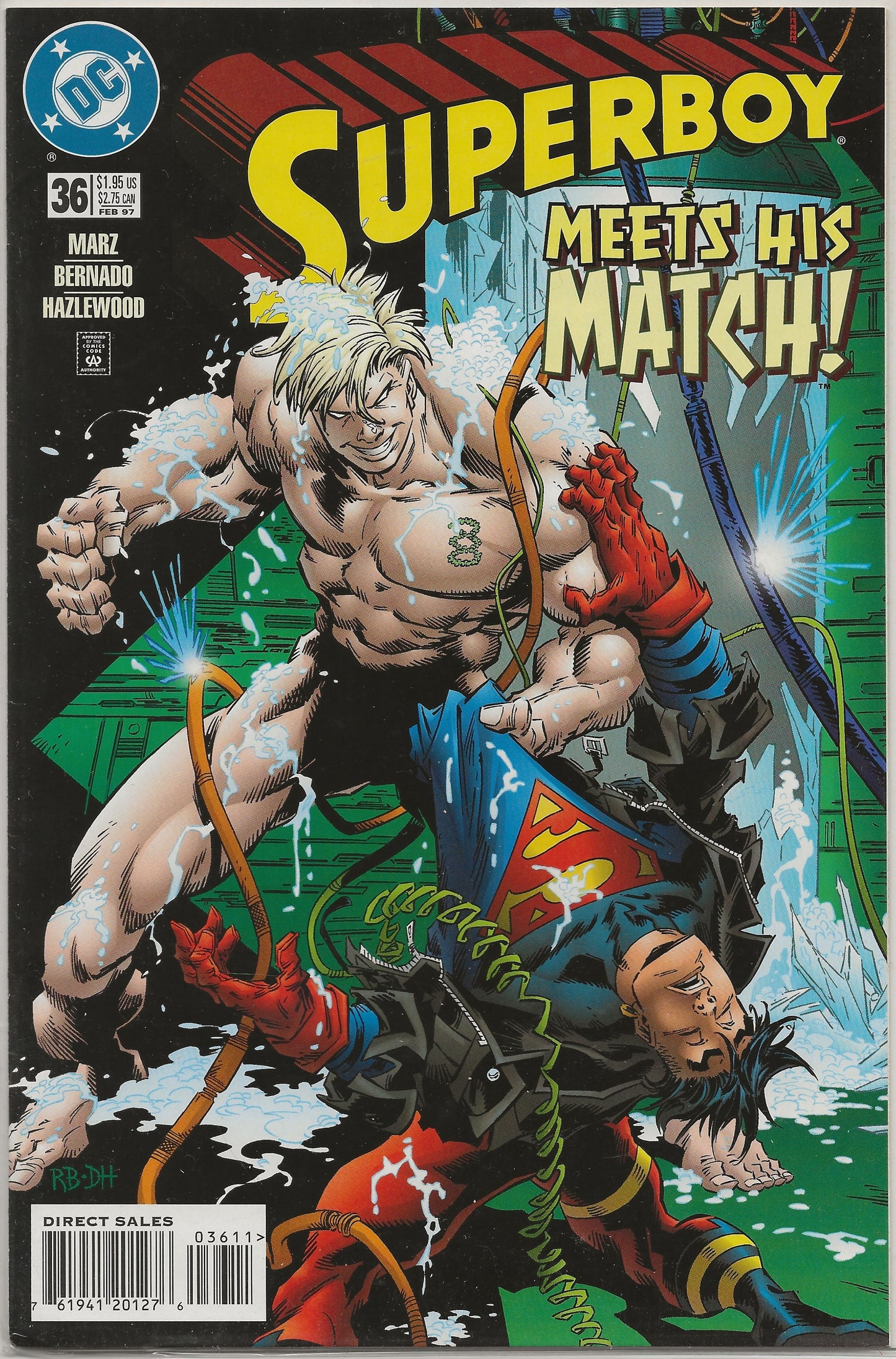 Superboy, Vol. 4 No. 36, DC Comics, February 1997