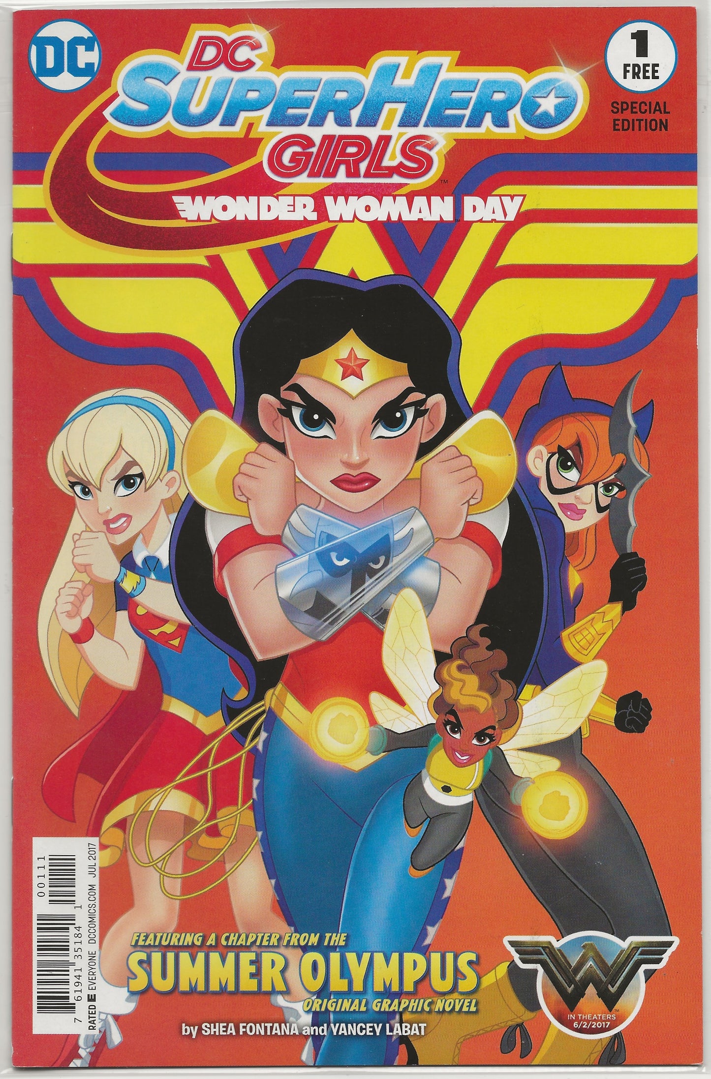 DC Super Hero Girls Wonder Woman Day Special Edition Vol. 1 No. 1, DC Comics, July 2017