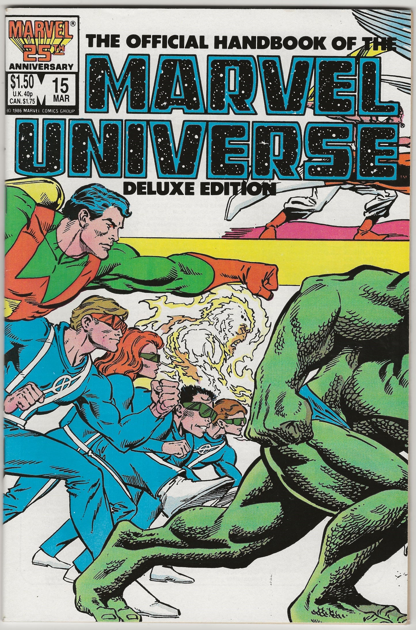 Official Handbook of the Marvel Universe Deluxe Edition Vol. 1 No. 15, Marvel Comics, March 1987
