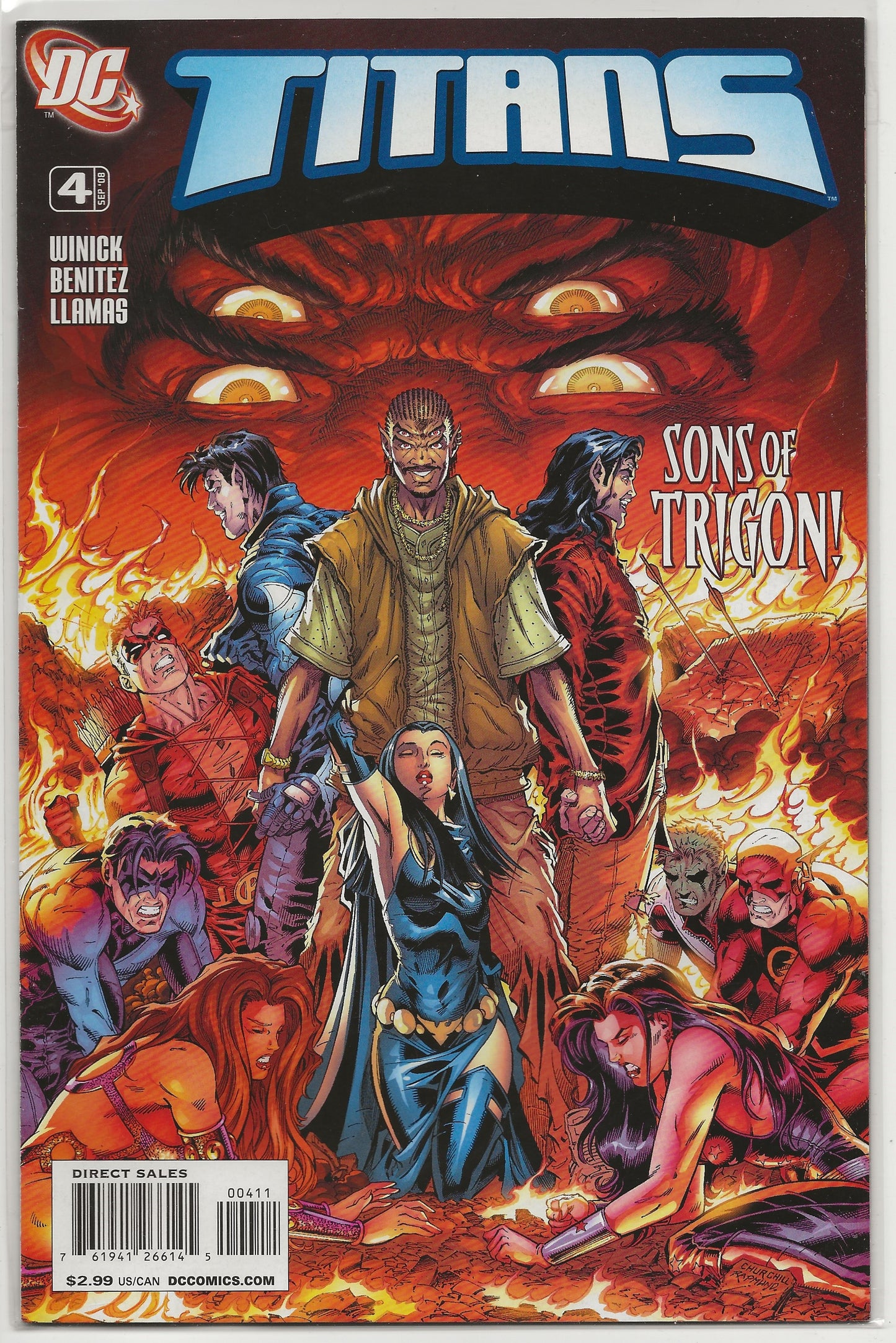 Titans Vol. 2 No. 4, DC Comics, September 2008