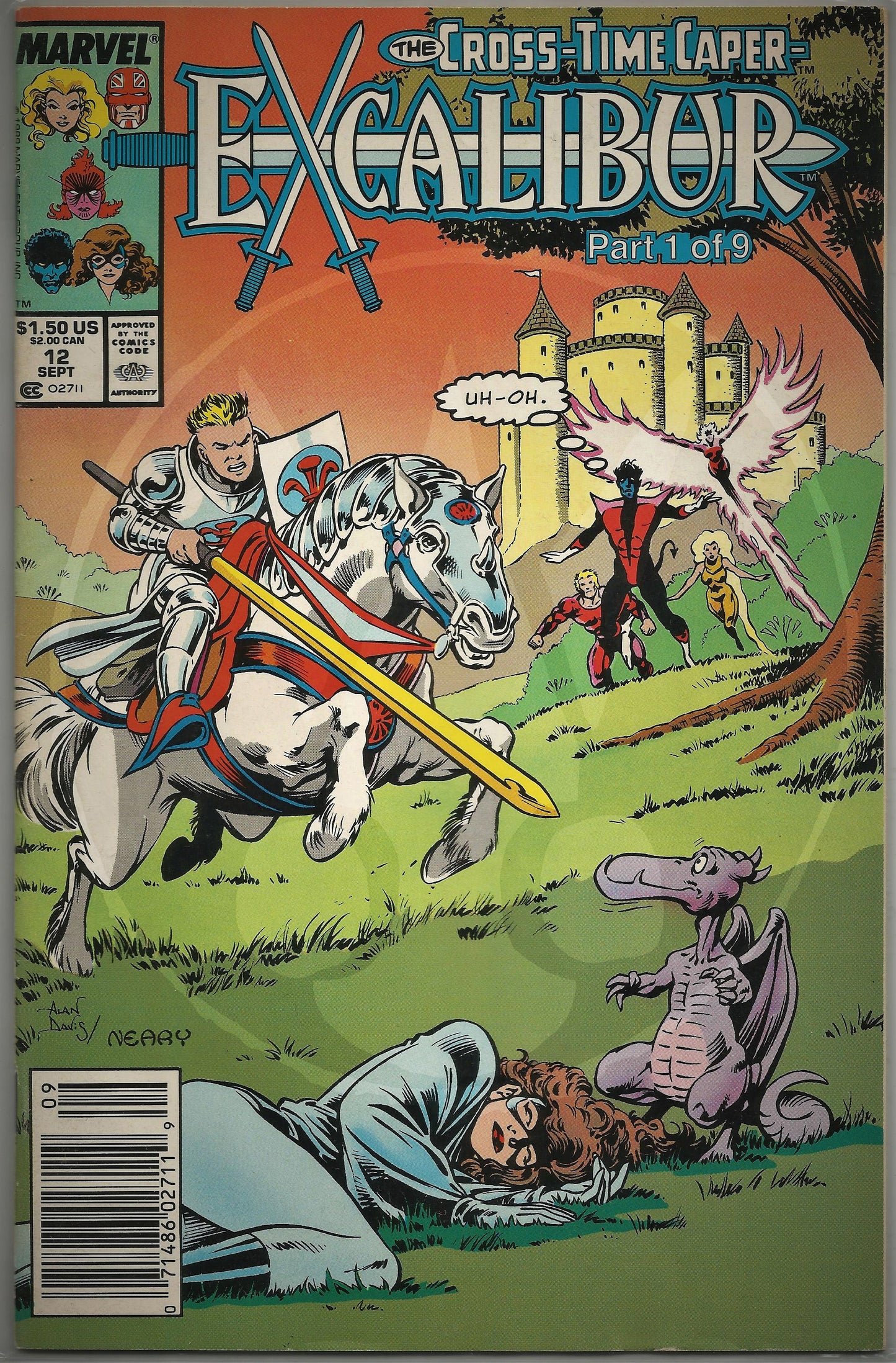 Excalibur, Vol 1, No. 12, Marvel Comics, September 1989