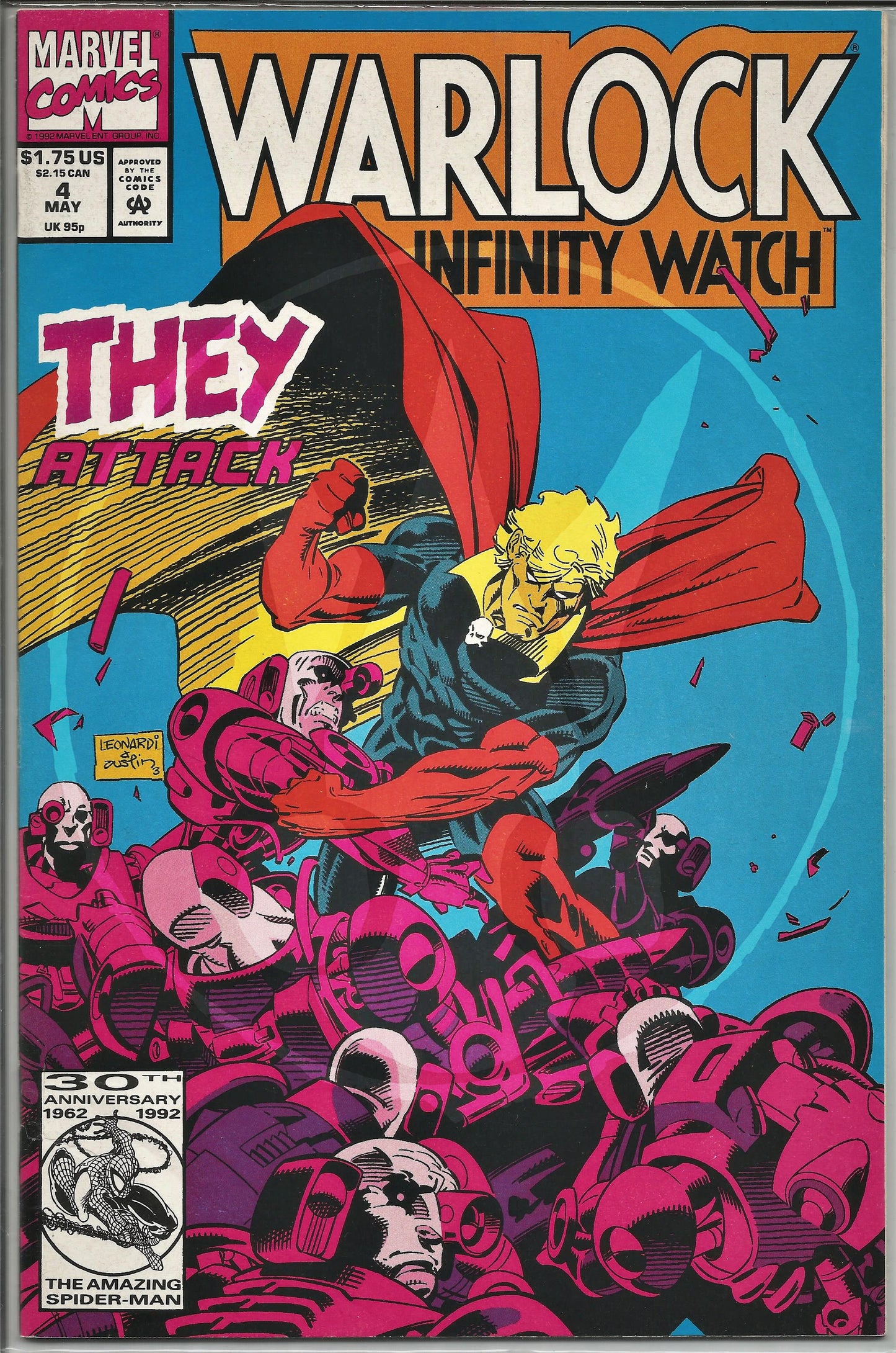 Warlock and the Infinity Watch, Vol 1, No. 4, Marvel Comics, May 1992