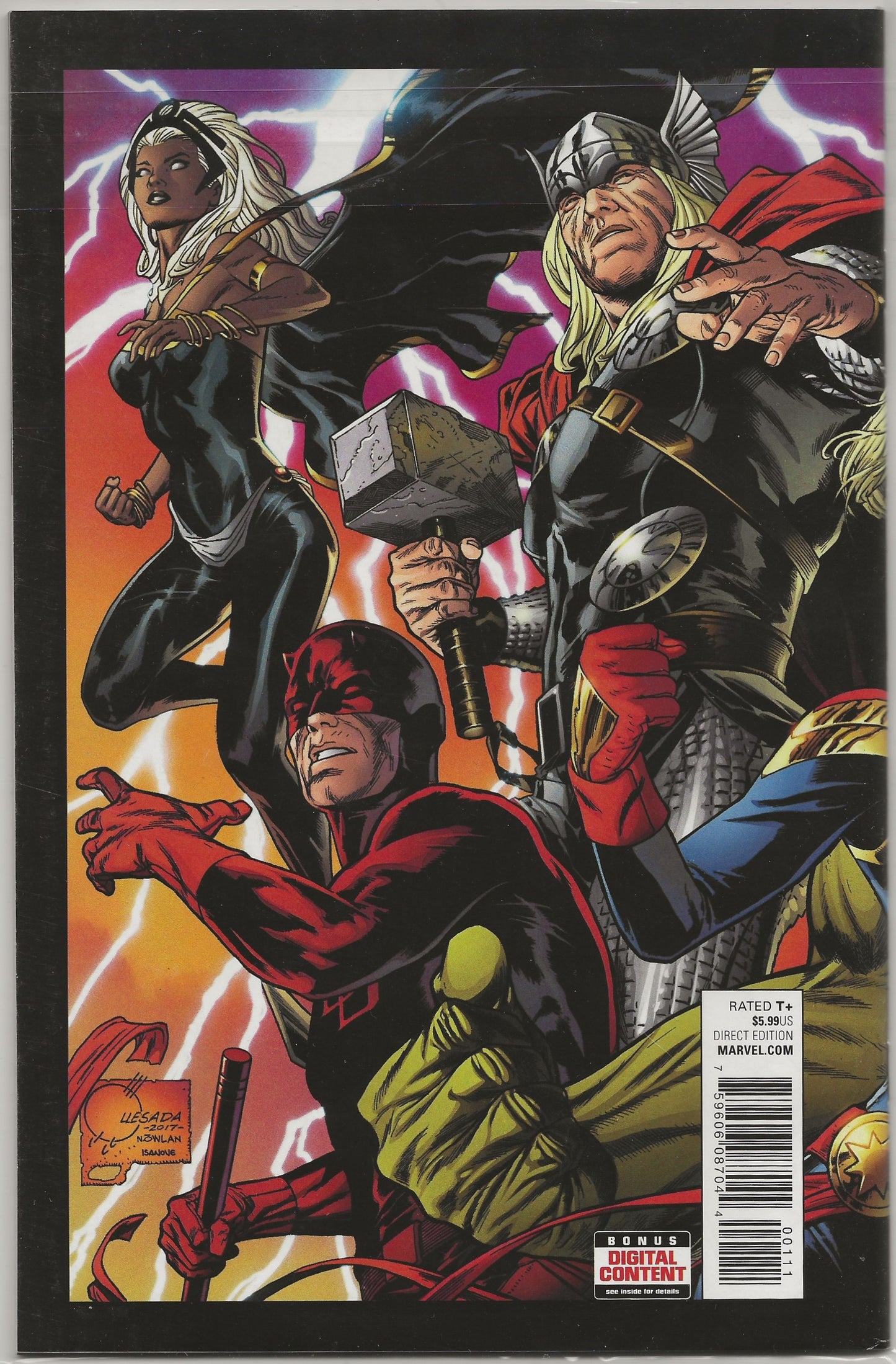 Marvel Legacy, Vol 1, No. 1, Marvel Comics, November 2017