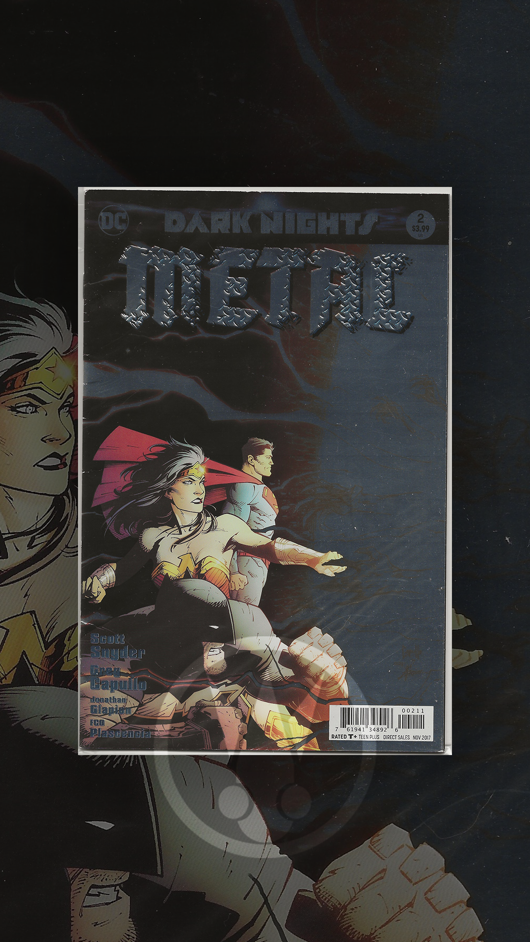 Dark Nights: Metal , Vol. 1, No. 2, DC Comics, November 2017 (1st Edition Foil Stamped)
