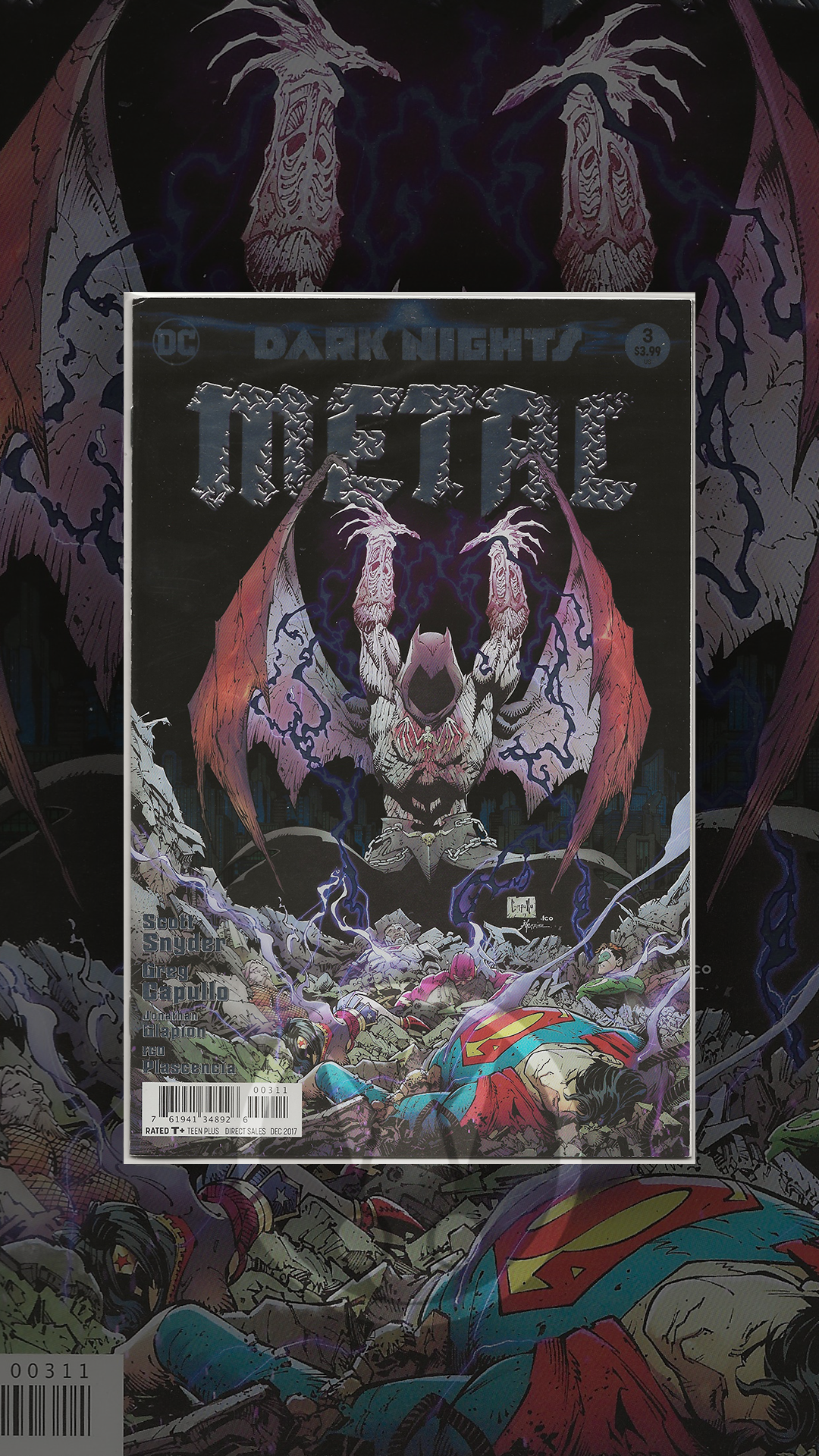 Dark Nights: Metal , Vol. 1, No. 3, DC Comics, December 2017 (1st Edition Foil Stamped)