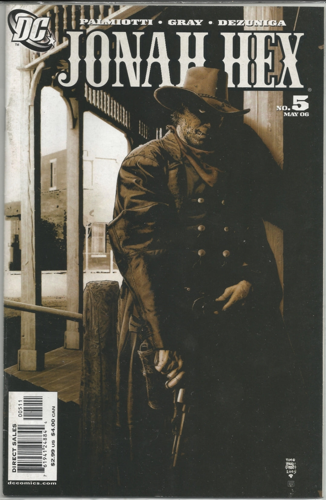 Jonah Hex, Vol 2, No. 5, DC Comics, May 2006