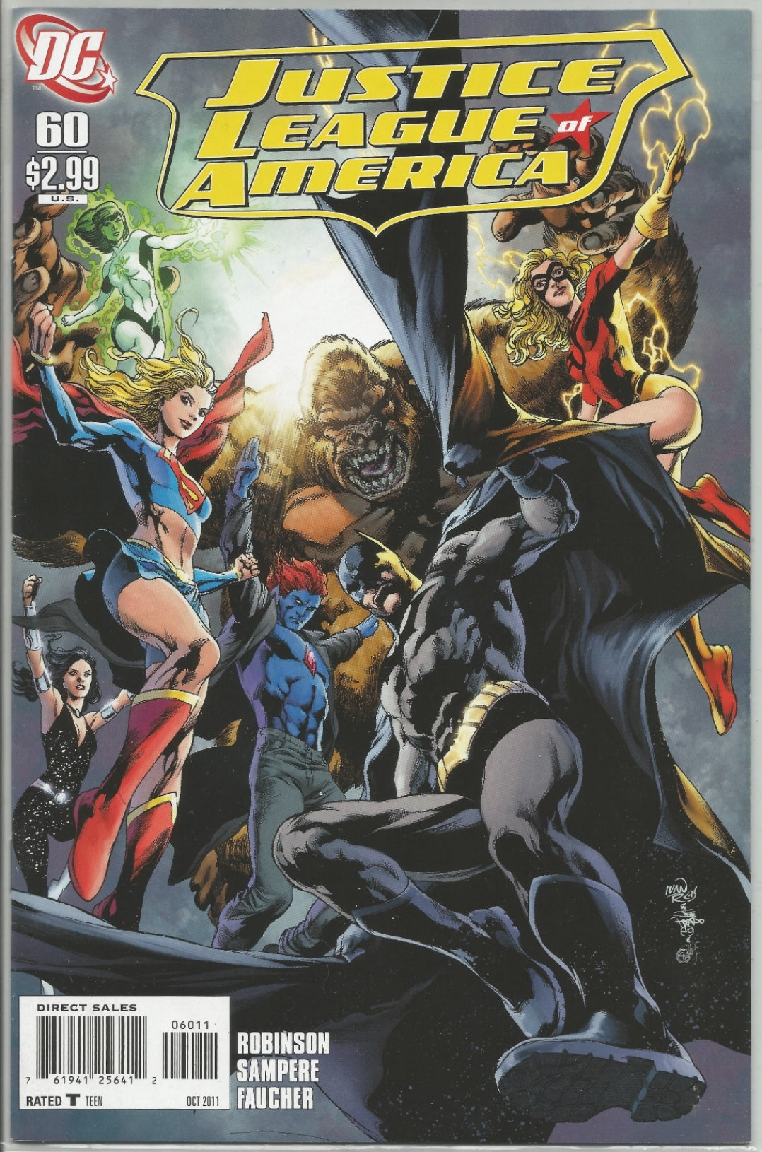 Justice League of America, Vol 2, No. 60, DC Comics, October 2011