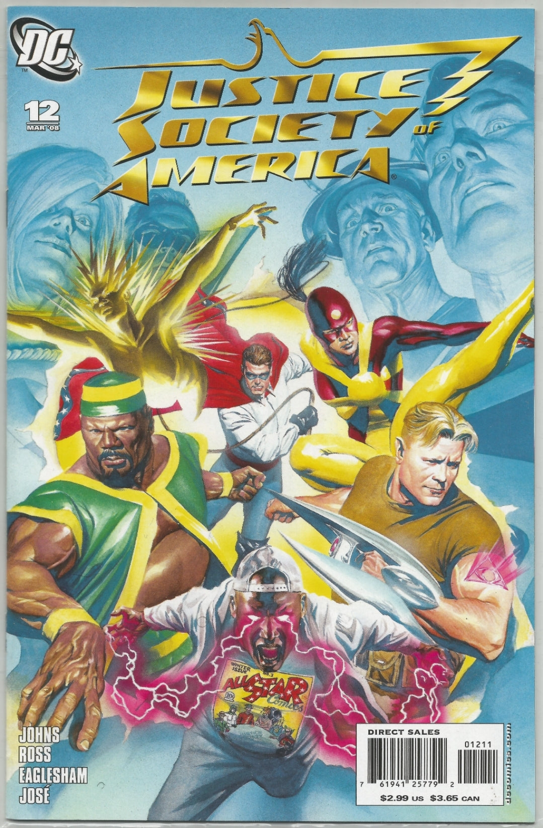 Justice Society of America, Vol 3, No. 12, DC Comics, March 2008