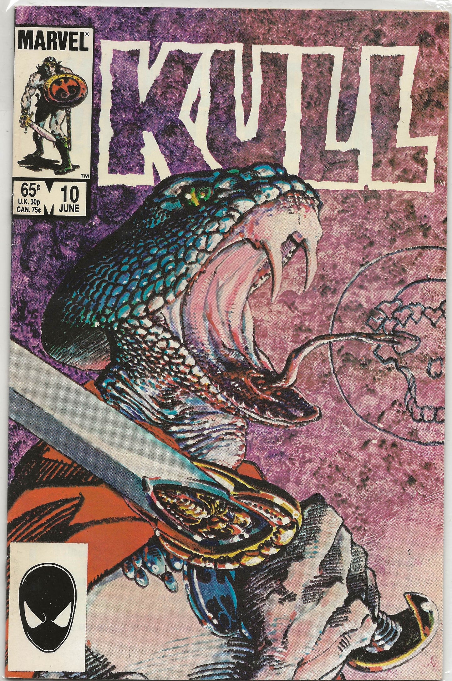 Kull the Conqueror, Vol 3, No. 10, Marvel Comics, June 1985