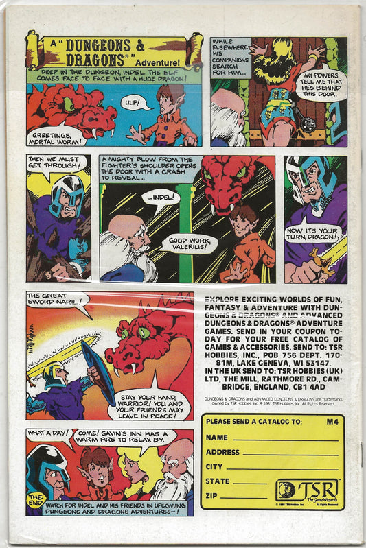 Ka-Zar the Savage, Vol 1, No. 12, Marvel Comics, March 1982