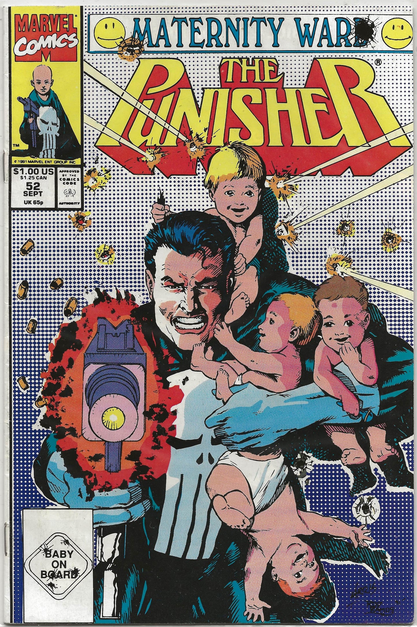 Punisher, Vol 2, No. 52, Marvel Comics, September 1991