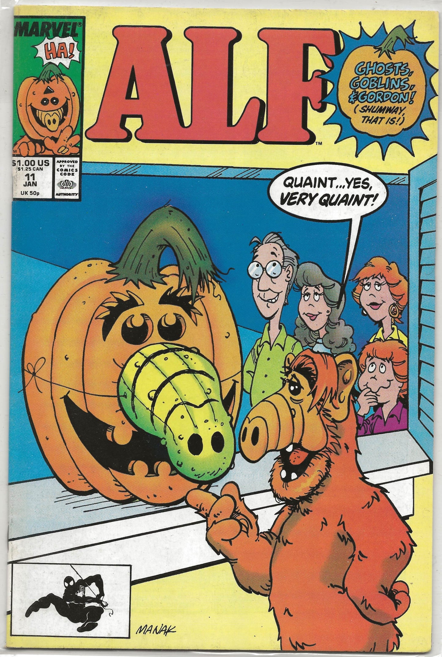 Alf, Vol 1, No. 11, Marvel Comics, January 1989