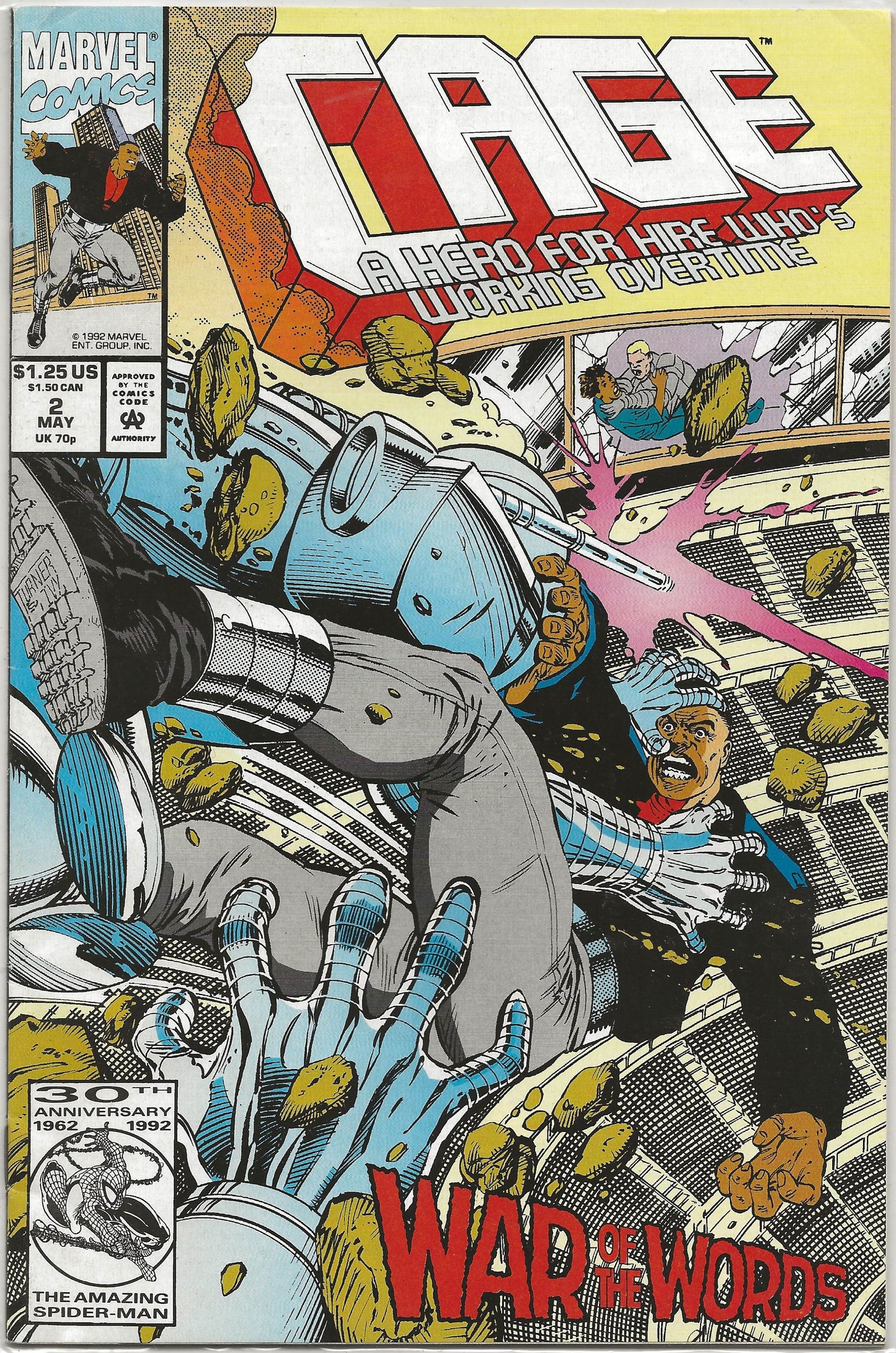 Cage, Vol 1, No. 2, Marvel Comics, May 1992