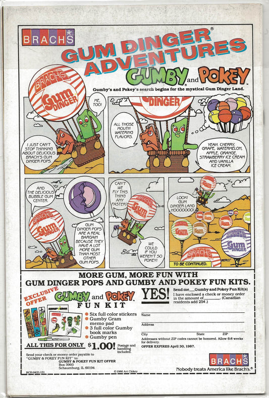 Kicker Inc., Vol 1, No. 2, Marvel Comics, December 1986