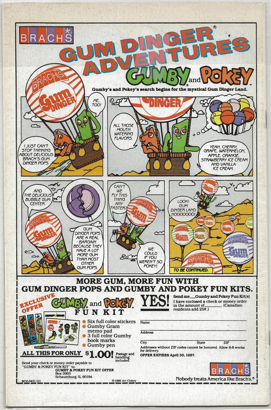 Star Brand, Vol 1, No. 5, Marvel Comics, February 1987