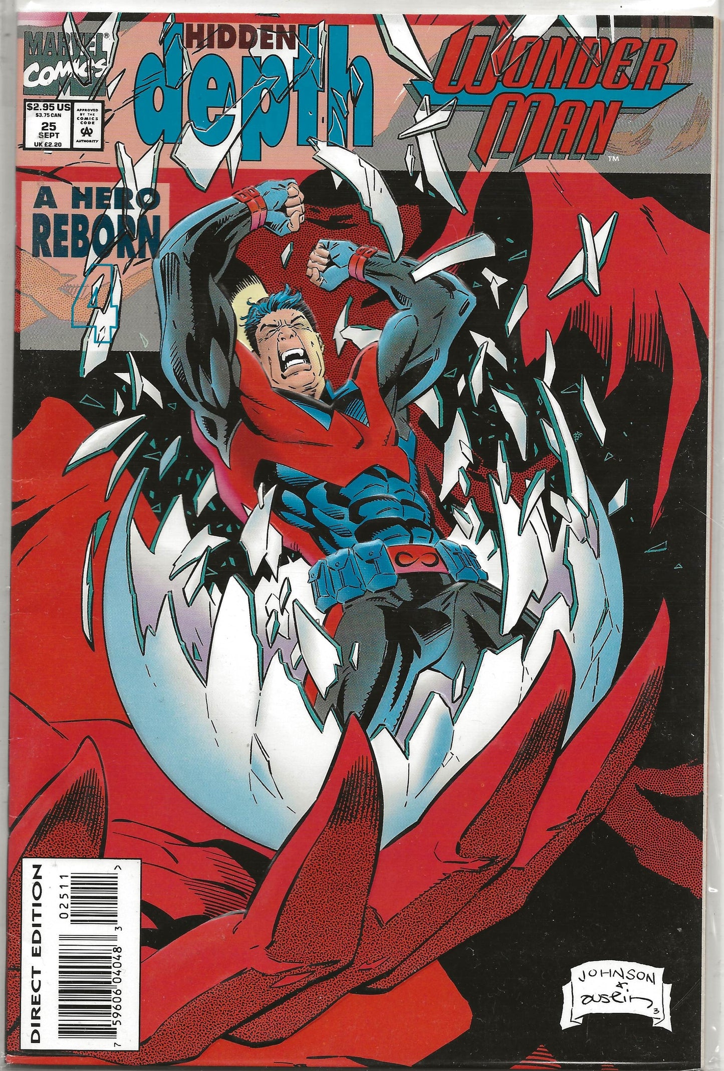Wonder Man, Vol 1, No. 25, Marvel Comics, September 1993