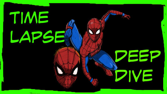Spider-Man Digital Art Timelapse & 3 Mins of UNCOMMON Spidey Trivia! (Marvel Fan Must-Watch)