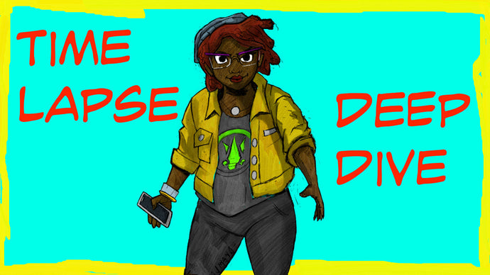 Drawing April O'Neil (TMNT Mutant Mayhem & Tales of the TMNT) - Time Lapse!