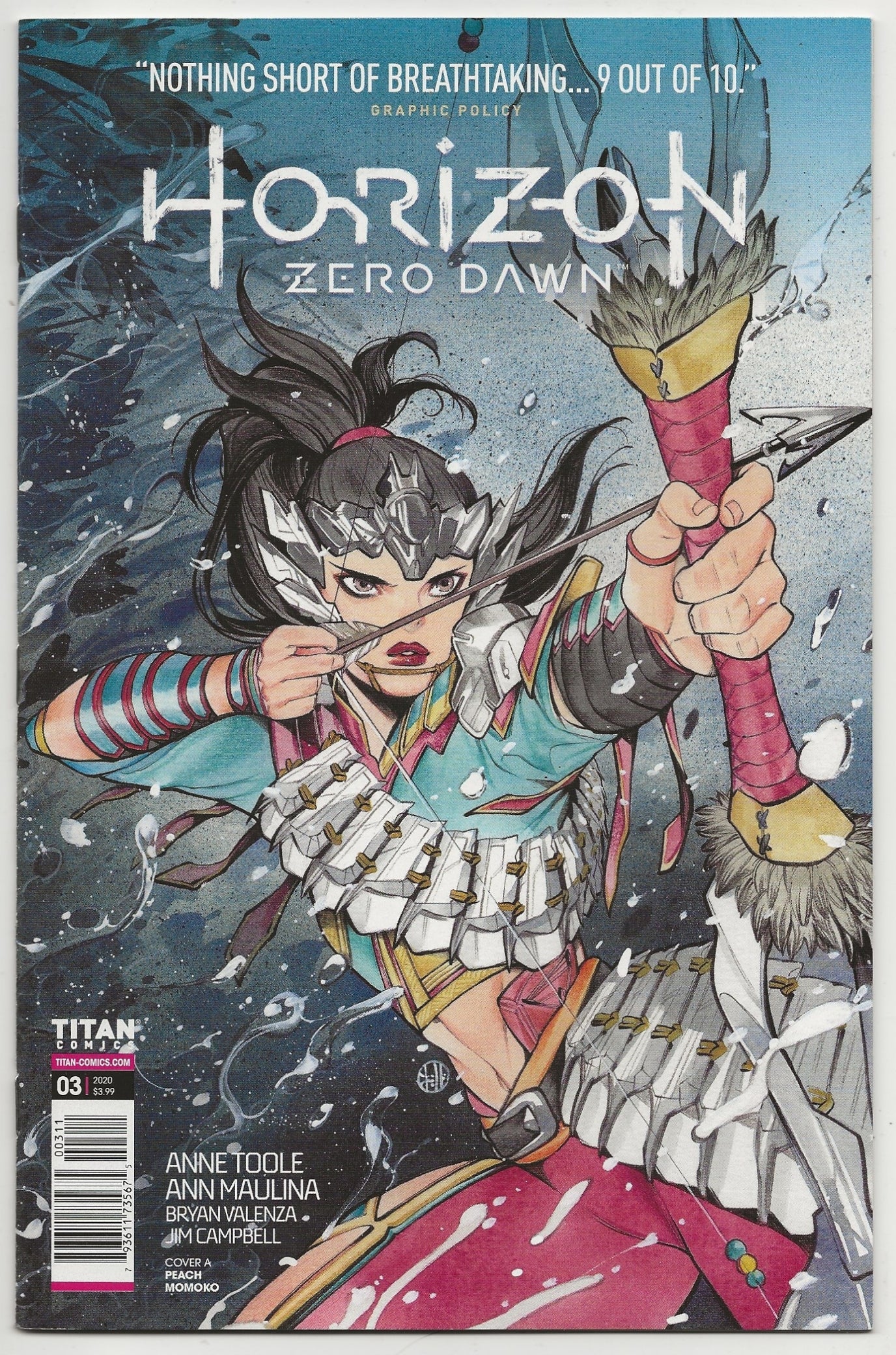 Horizon Zero Dawn #3 Cover A Peach Momoko Variant - Titan Comics