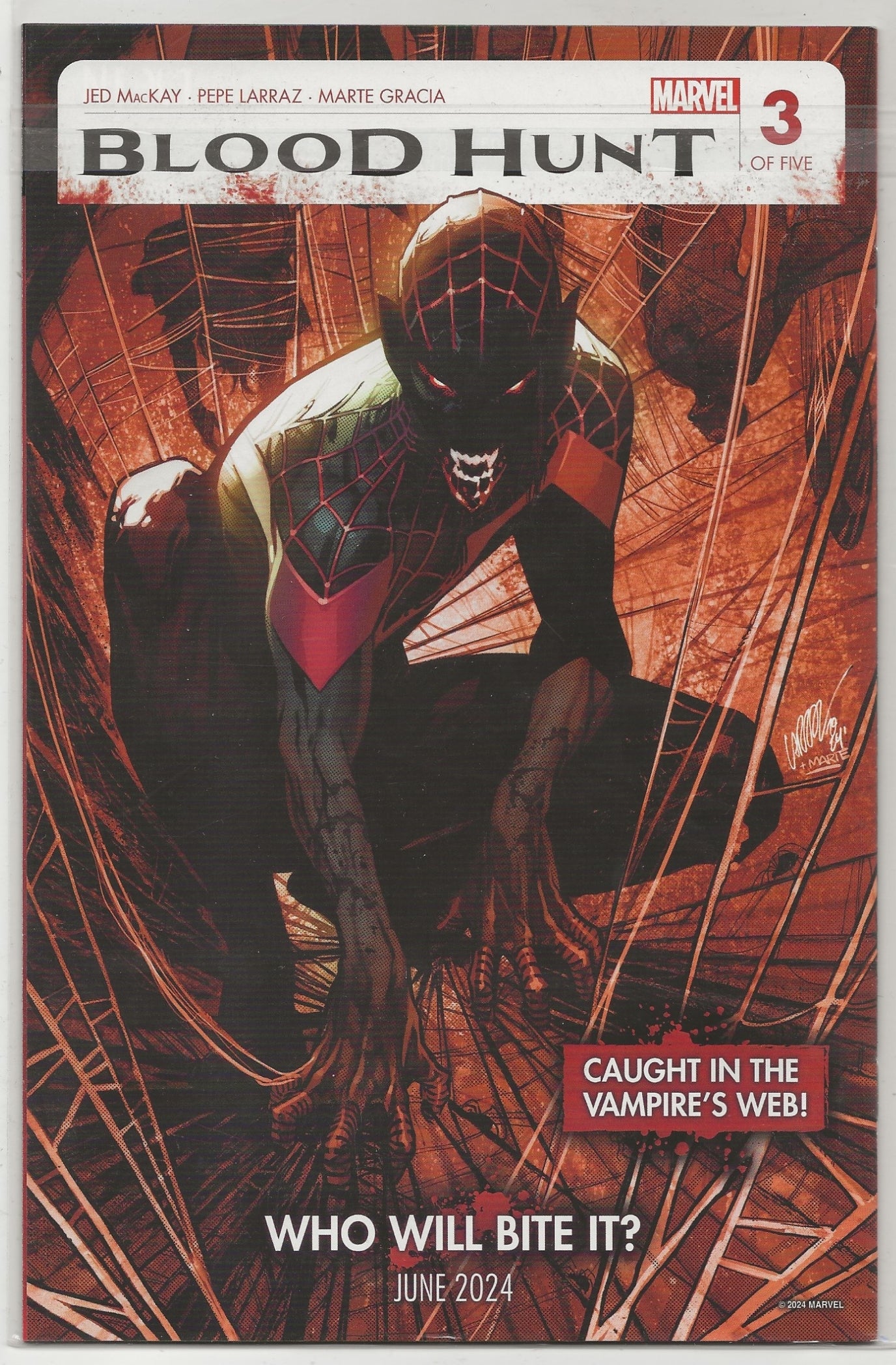 Blade #10 2024 Marvel: Declan Shalvey Variant Cover