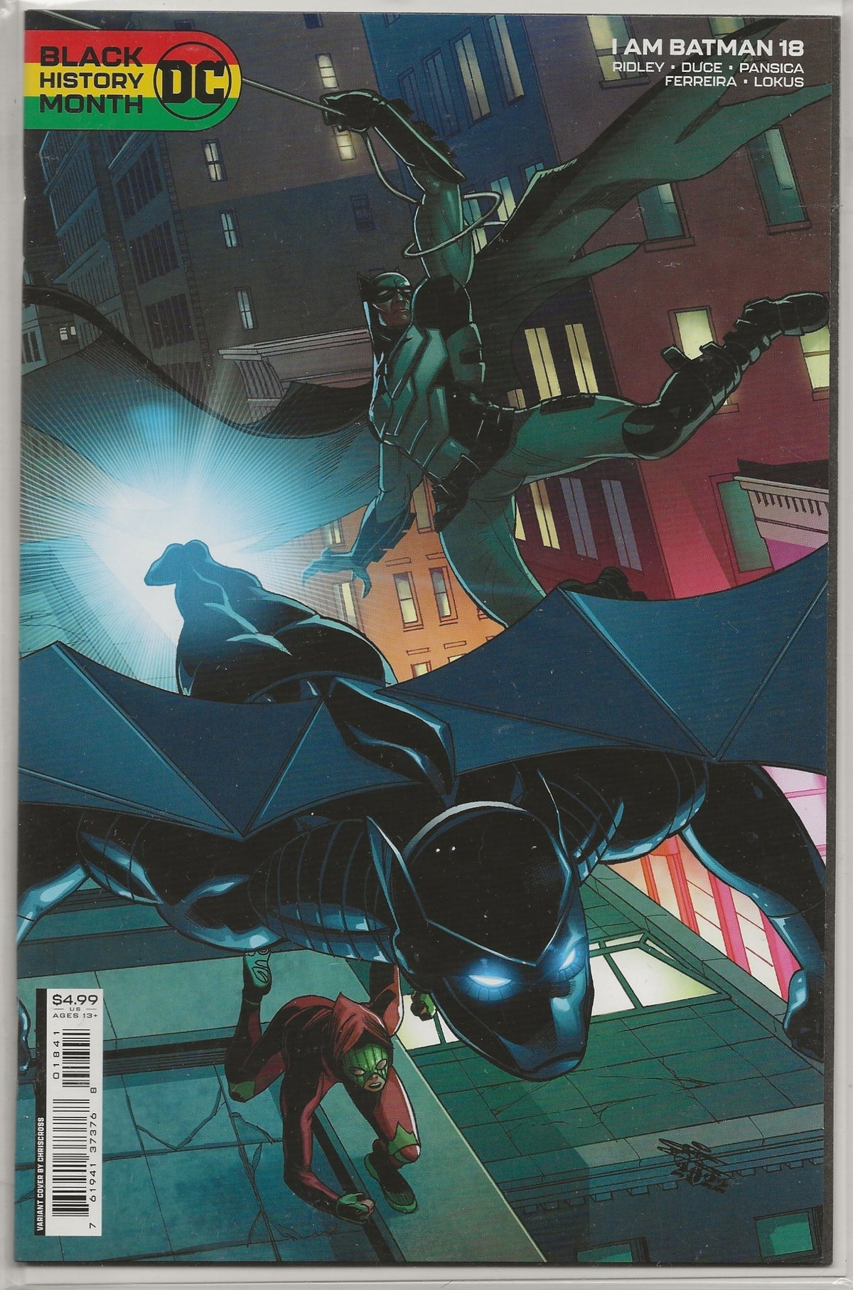 I Am Batman #18 | Black History Month Variant | ChrisCross Cover | DC Comics