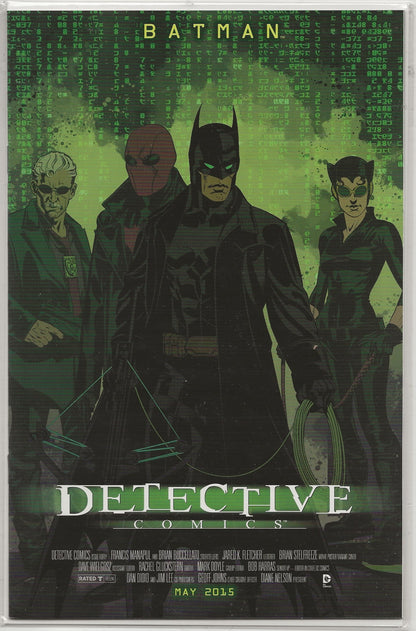 Detective Comics #40 | Brian Stelfreeze Matrix Movie Poster Variant | DC New 52 | Batman