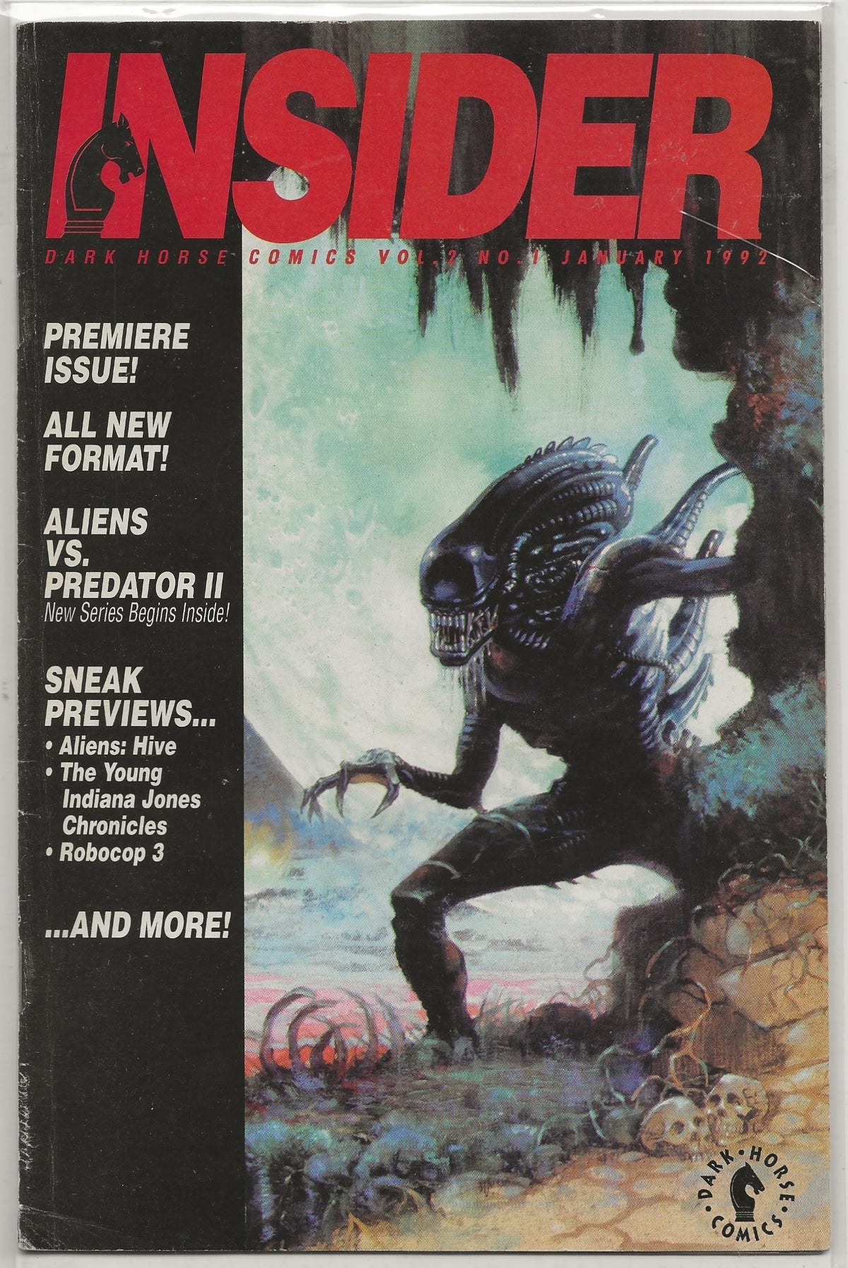 Dark Horse Insider Vol. 2 #1 | Premiere Issue | Aliens Vs. Predator II | Dark Horse Comics 1992