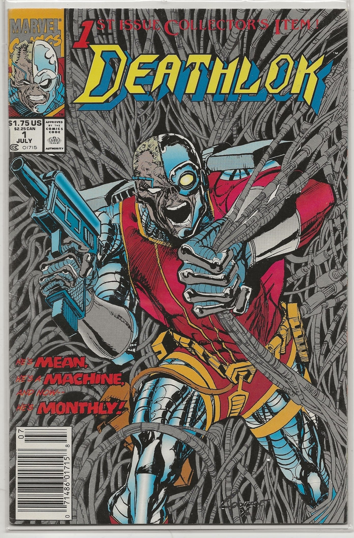 Deathlok #1 | Denys Cowan Cover | Marvel Comics