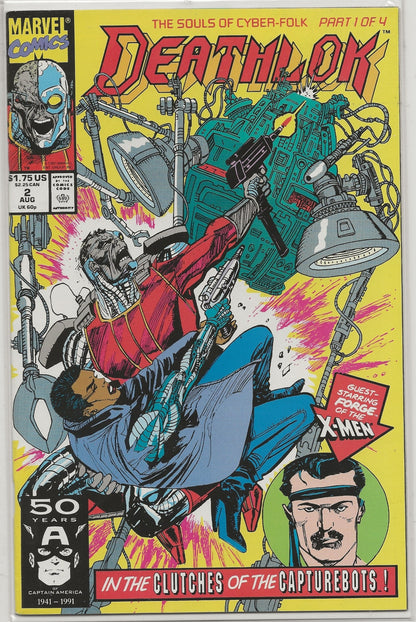 Deathlok #2 | Denys Cowan Cover | Marvel Comics