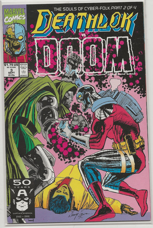 Deathlok #3 | Denys Cowan Cover | Marvel Comics